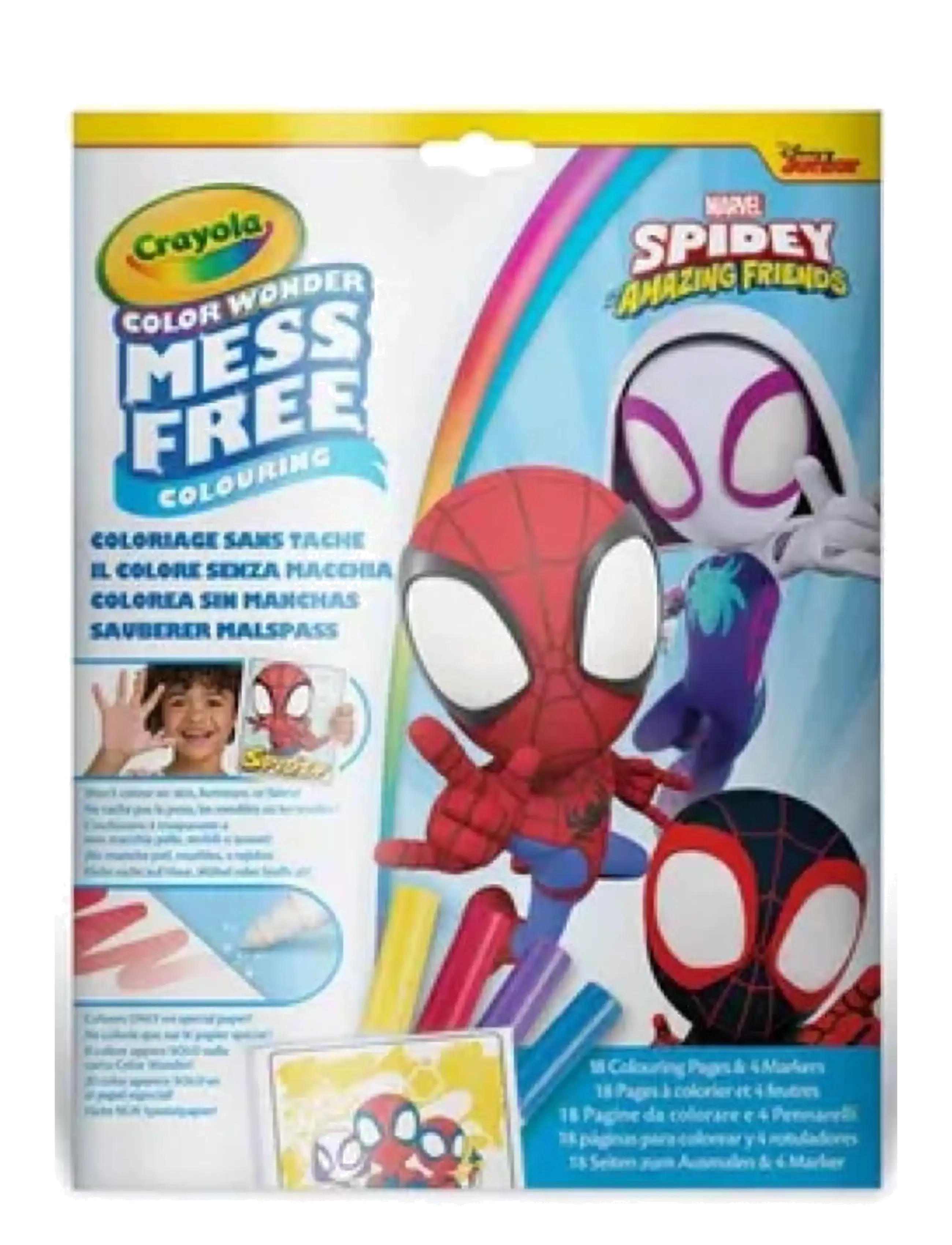 Crayola - Crayola Color Wonder Spidey Marvel - mal- & bastelbücher - multi - 1