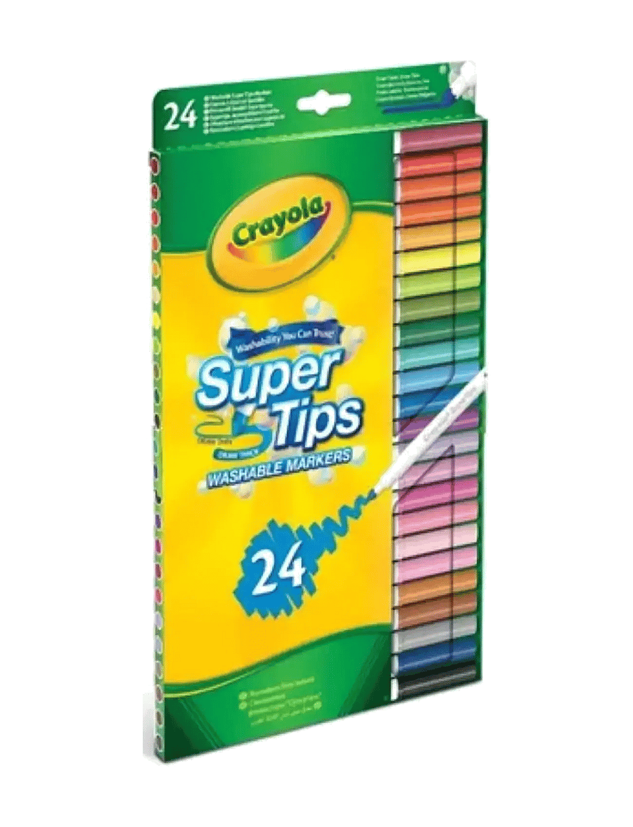 Crayola - Crayola Supertips Washable Markers 24 Pcs - multi - 0