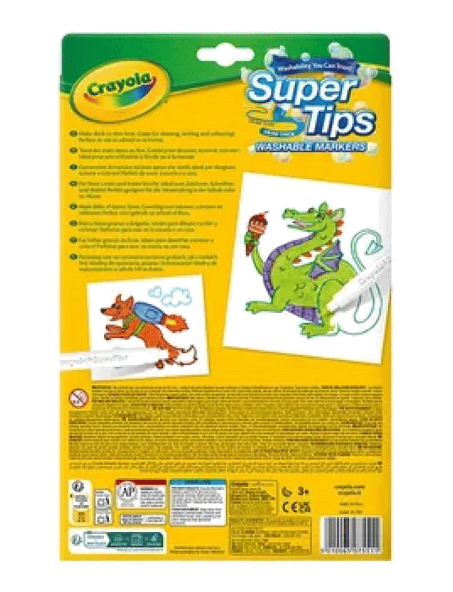 Crayola - Crayola Supertips Washable Markers 24 Pcs - multi - 1