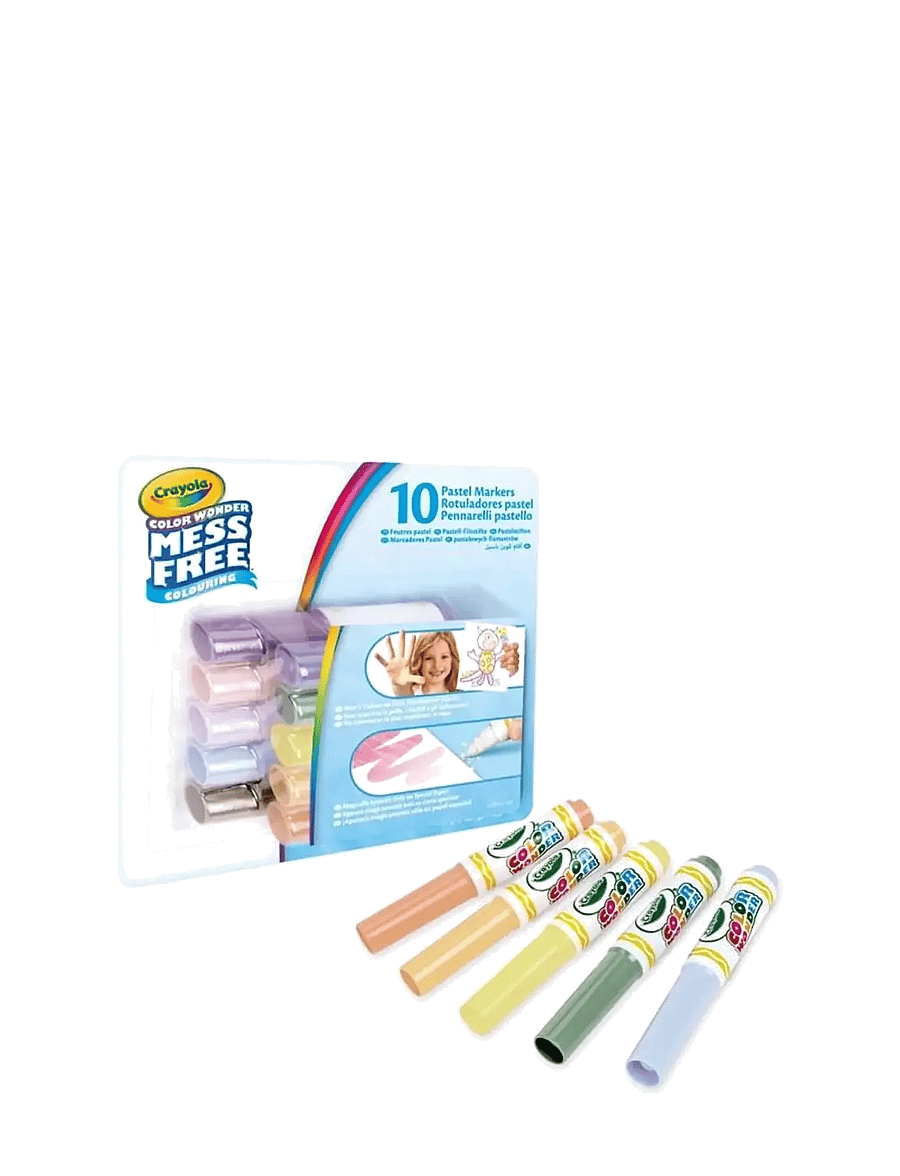 Crayola - Crayola Color Wonder Pastel Mini Markers 10 Pcs - bleistifte - multi - 1
