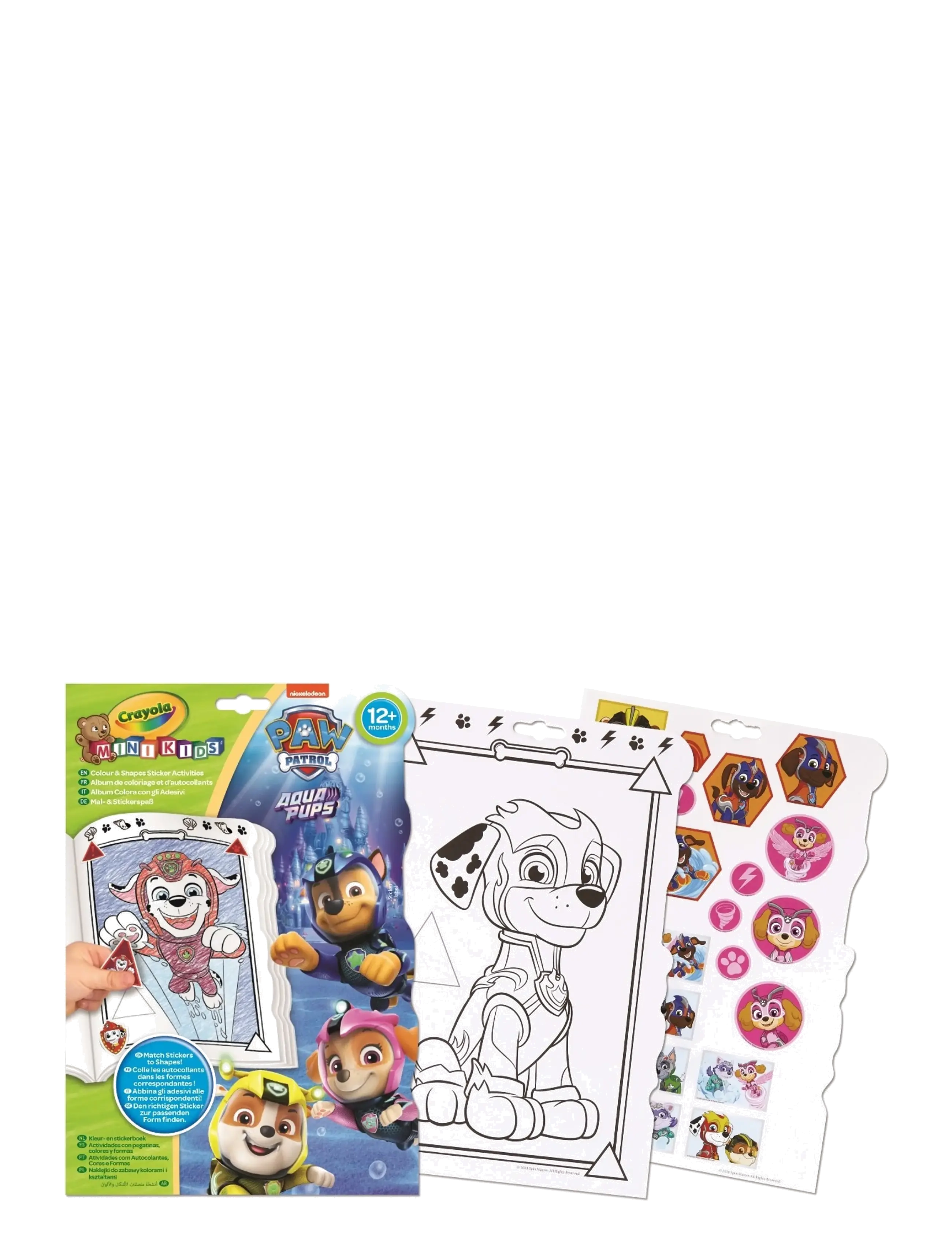 Crayola Mini Kids Paw Patrol Colour Activity Book, One Size, Drawing, Mehrfarbig/gemustert - Coloring & Craft Books, Kinder