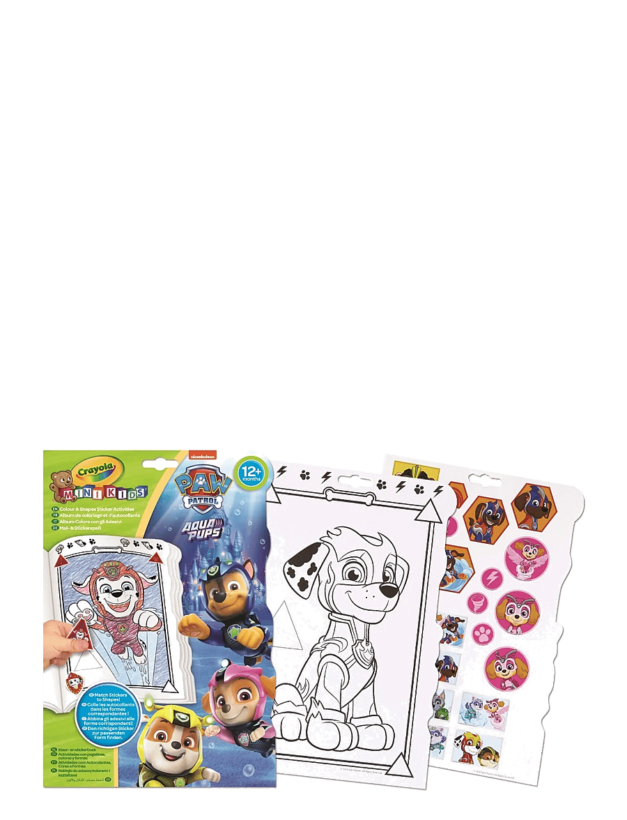 Crayola - Crayola Mini Kids Paw Patrol Colour Activity Book - mal- & bastelbücher - multi - 0