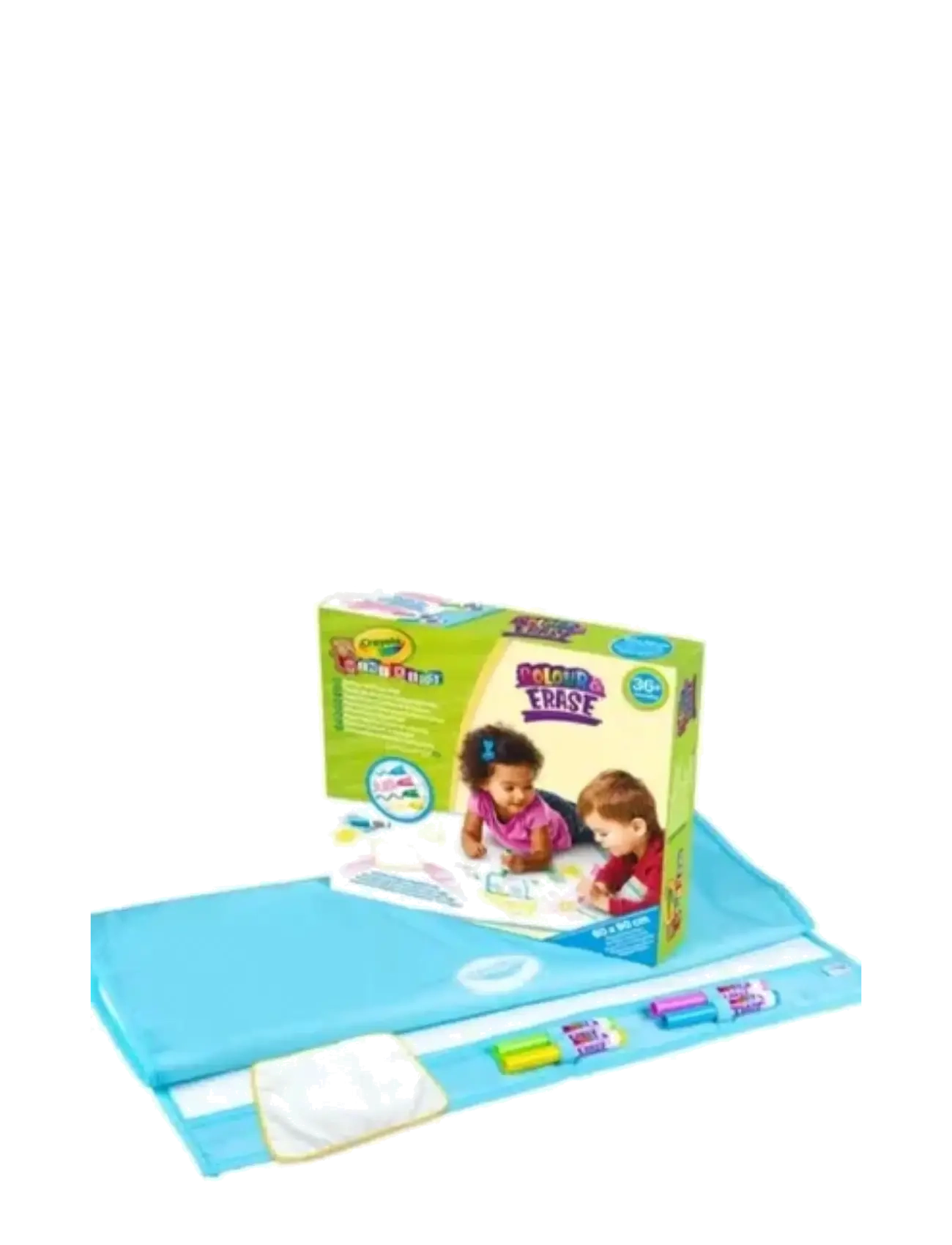 Crayola Mini Kids Color & Erase Mat 90X60Cm, One Size, Craft, Mehrfarbig/gemustert - Craft Sets, Kinder