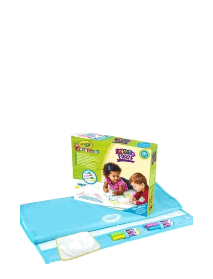 Crayola - Crayola Mini Kids Color & Erase Mat 90X60Cm - bastelset - multi - 0