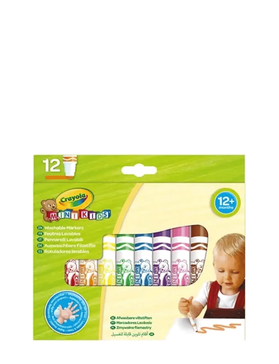 Crayola - Crayola Mini Kids Washable Markers 12 Pcs - multi - 0