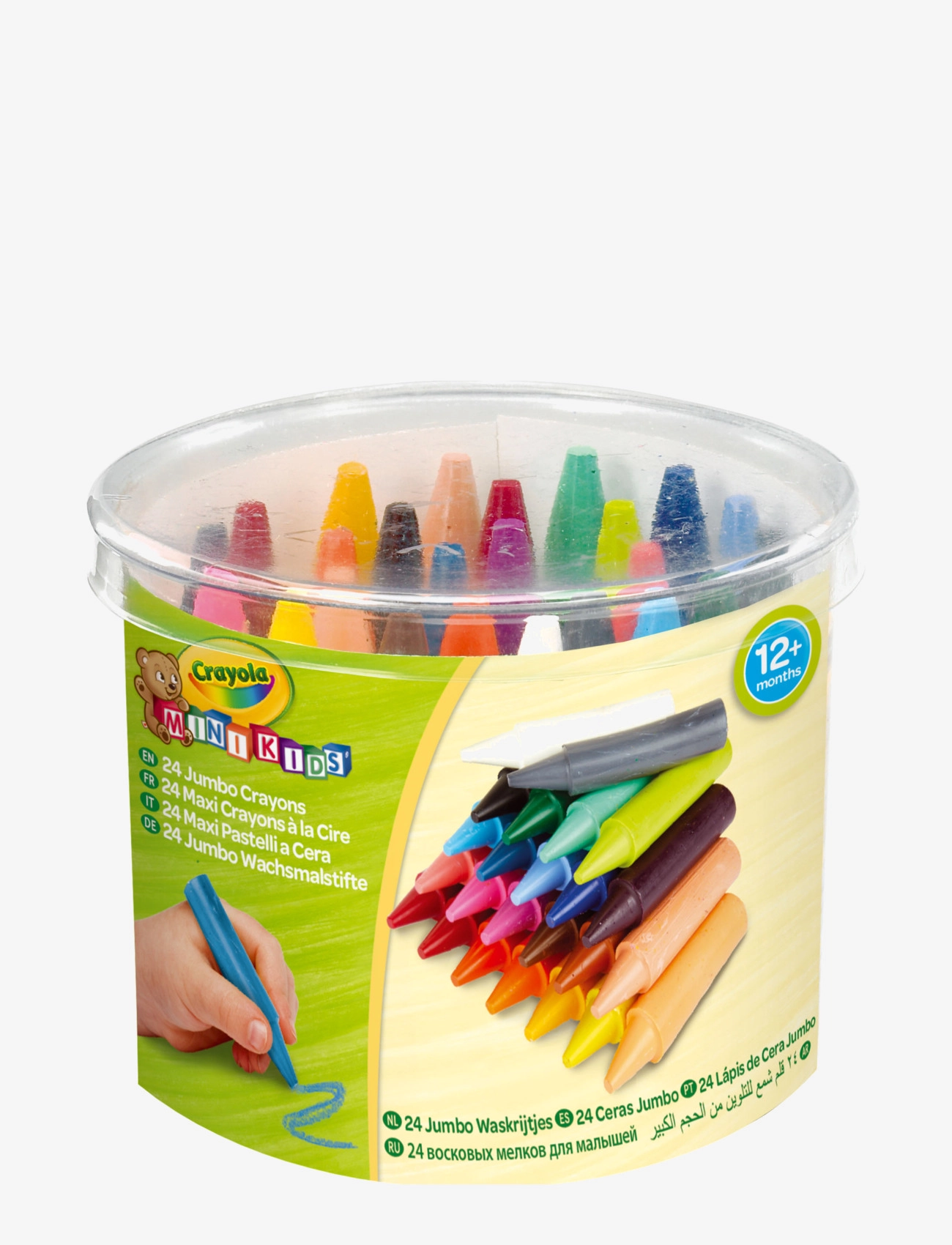 Crayola Crayola Mini Kids Jumbo Crayons 24 Pcs, One Size, Multi/patterned, Tegning > Farveblyanter, Børn