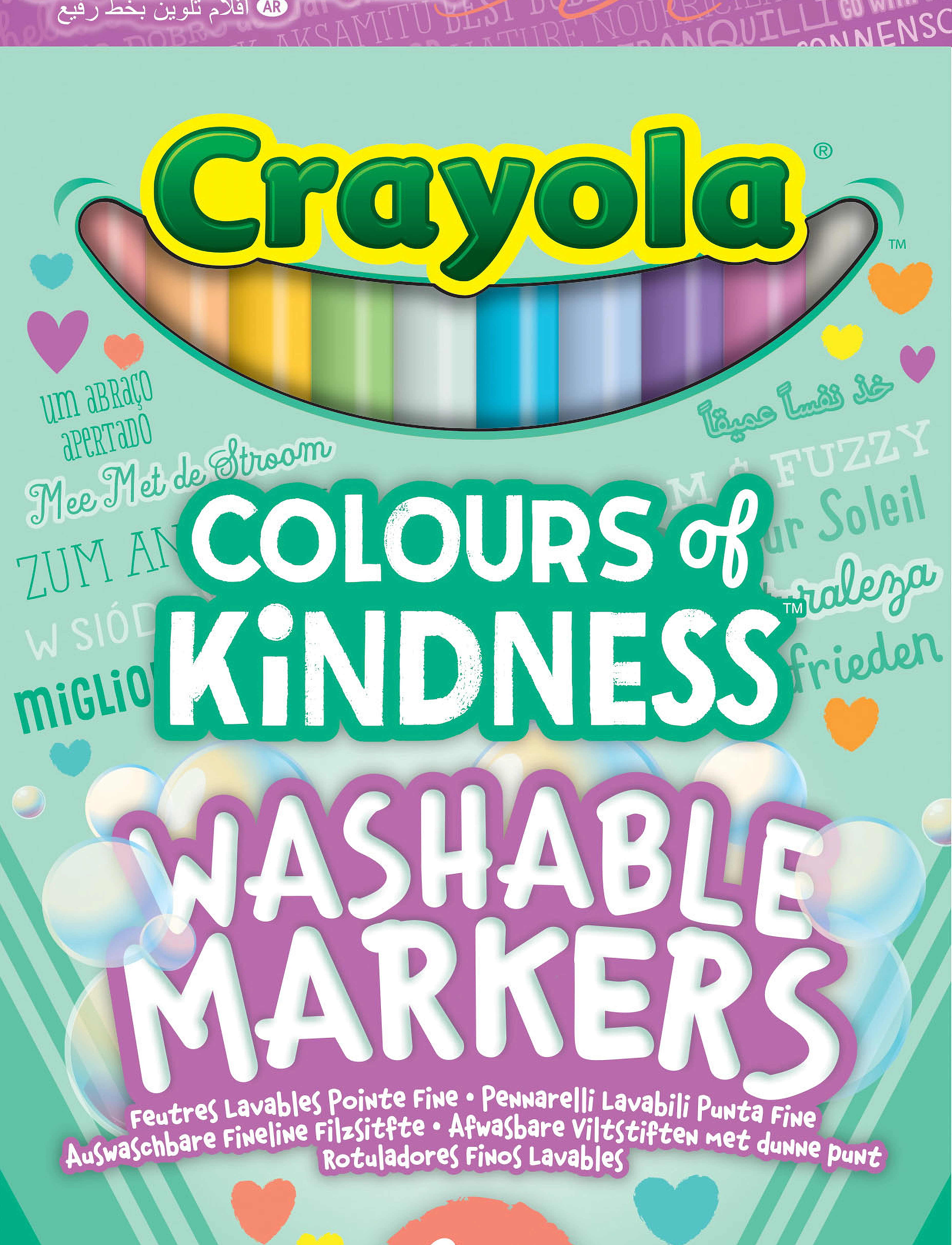 Crayola CRAYOLA 10 COLOURS OF KINDNESS MARKERS - Leksaker - MULTI COLOURED / multi