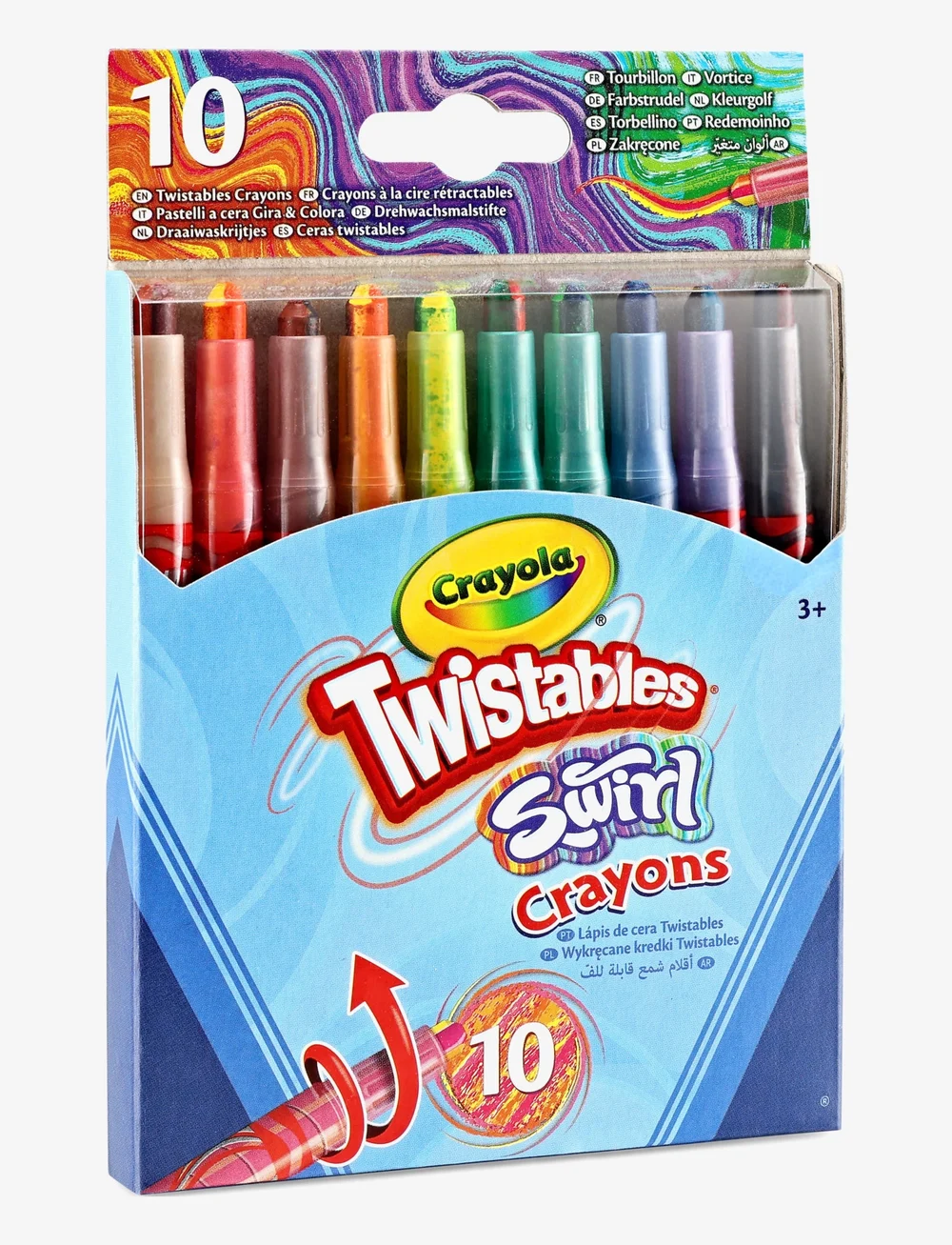 Crayola - CRAYOLA 10 SWIRL MINI TWISTABLE CRAYONS - värvipliiatsid - multi coloured - 1