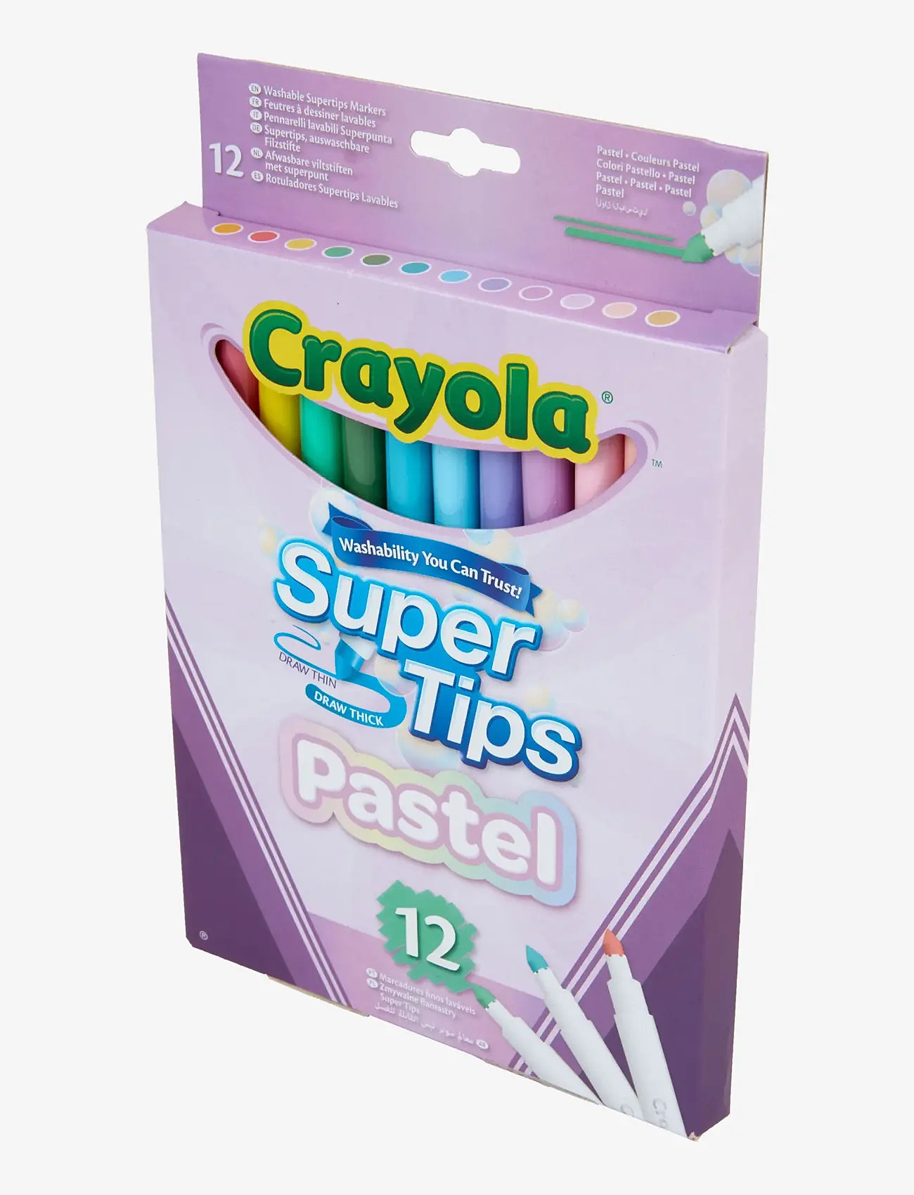 Crayola - CRAYOLA 12 PASTEL SUPERTIPS - pliiatsid - multi coloured - 1