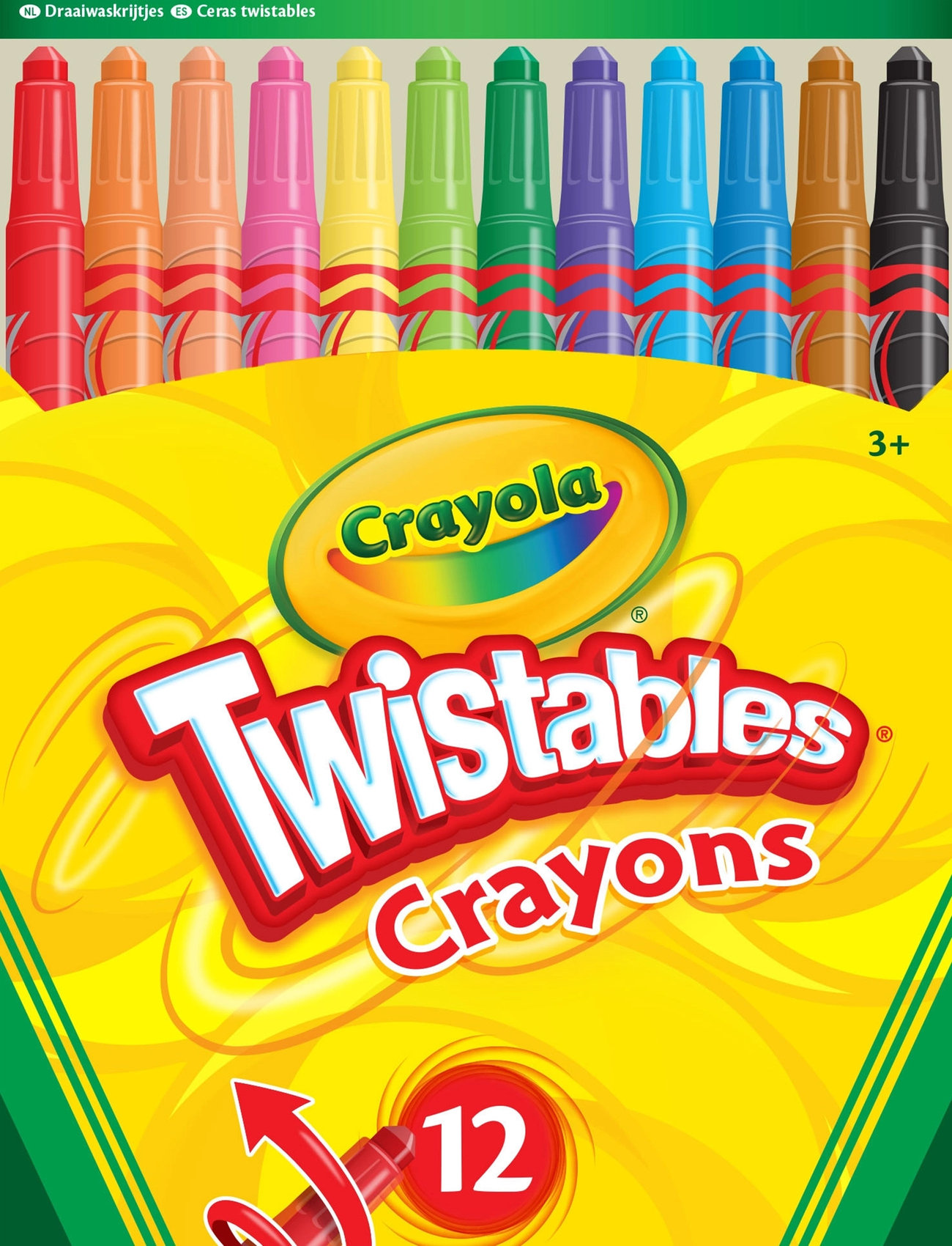 Crayola - CRAYOLA 12 TWISTABLE CRAYONS - blyanter - multi coloured - 0