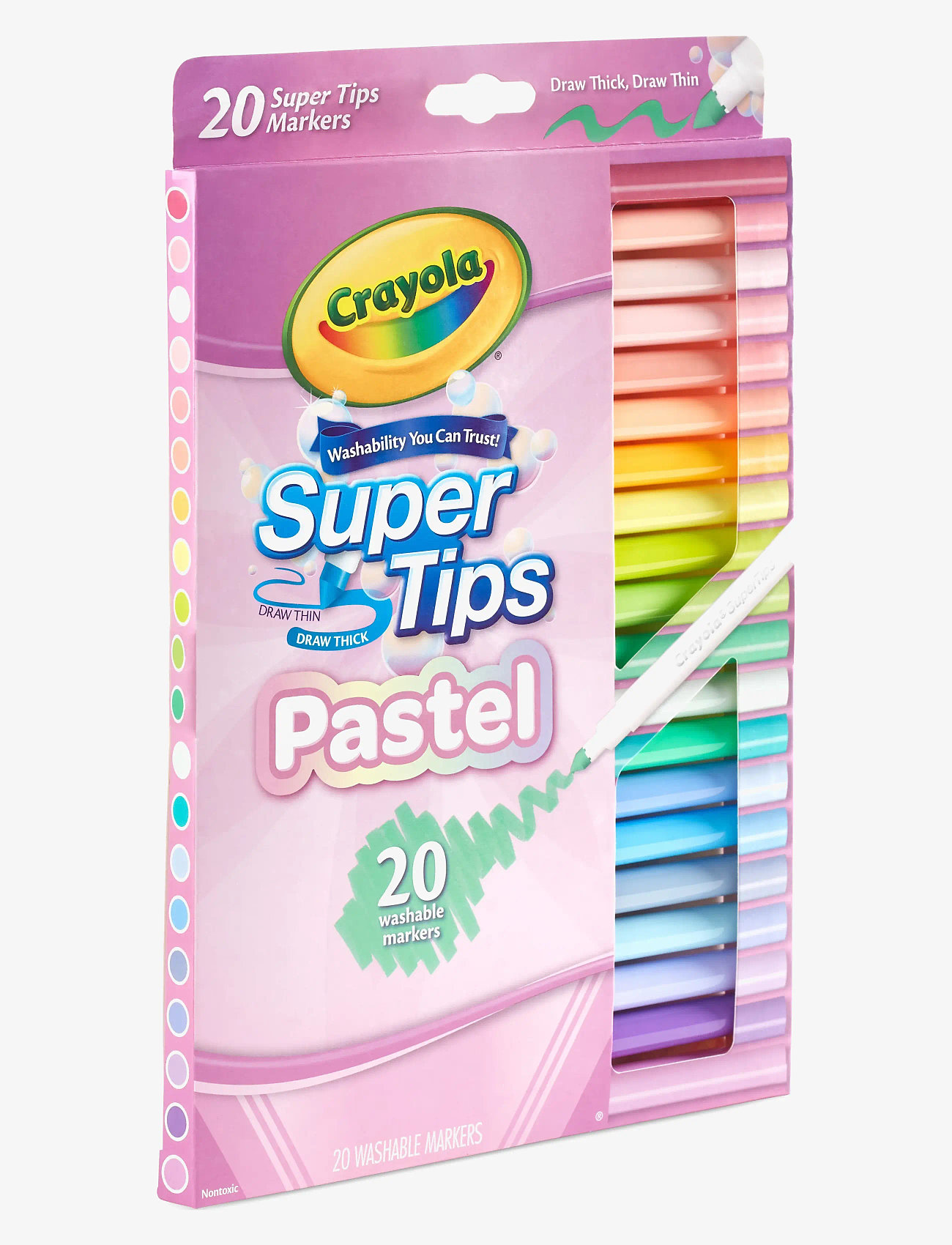 Crayola - CRAYOLA 20 PASTEL SUPERTIPS - pliiatsid - multi coloured - 3