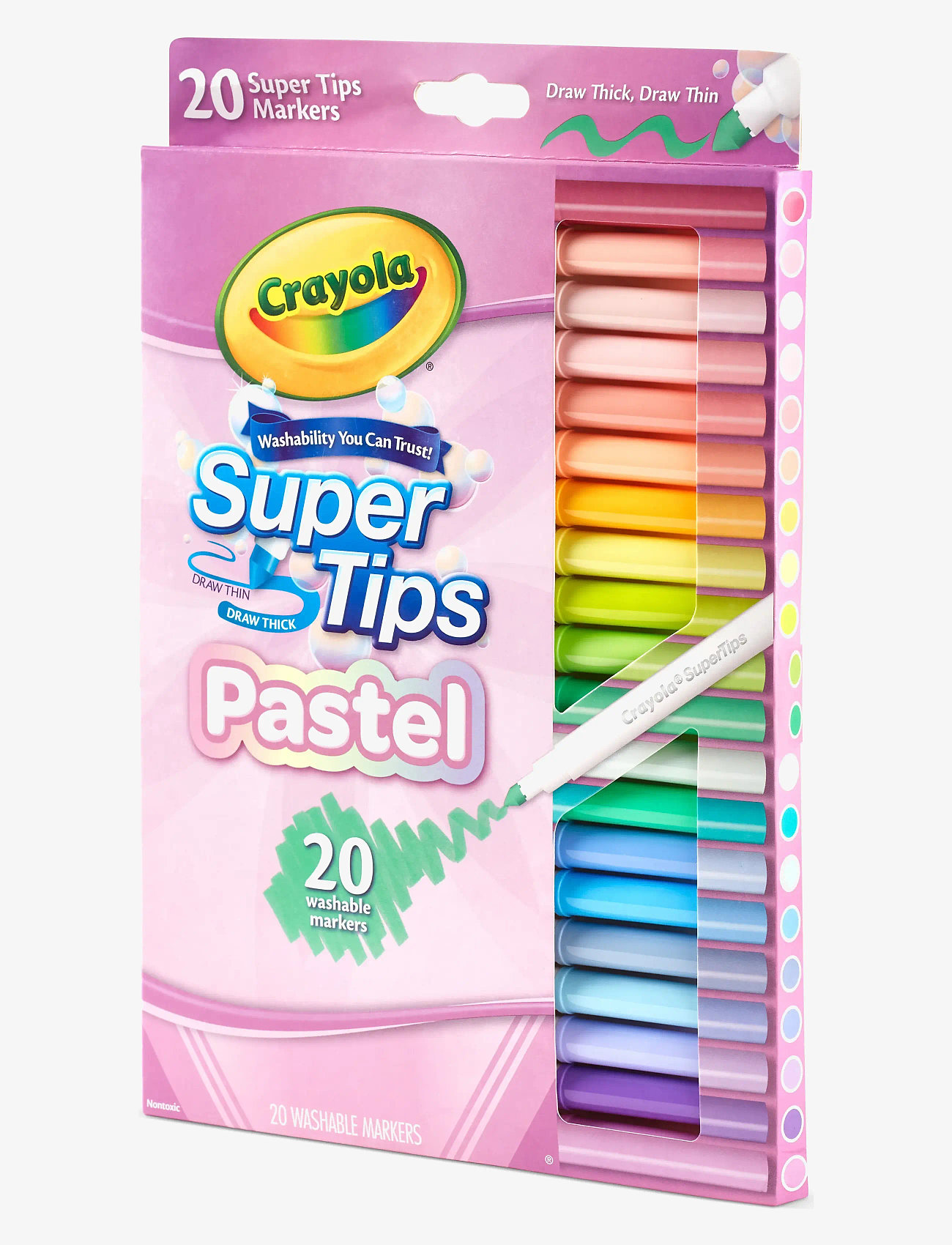 Crayola - CRAYOLA 20 PASTEL SUPERTIPS - pliiatsid - multi coloured - 4