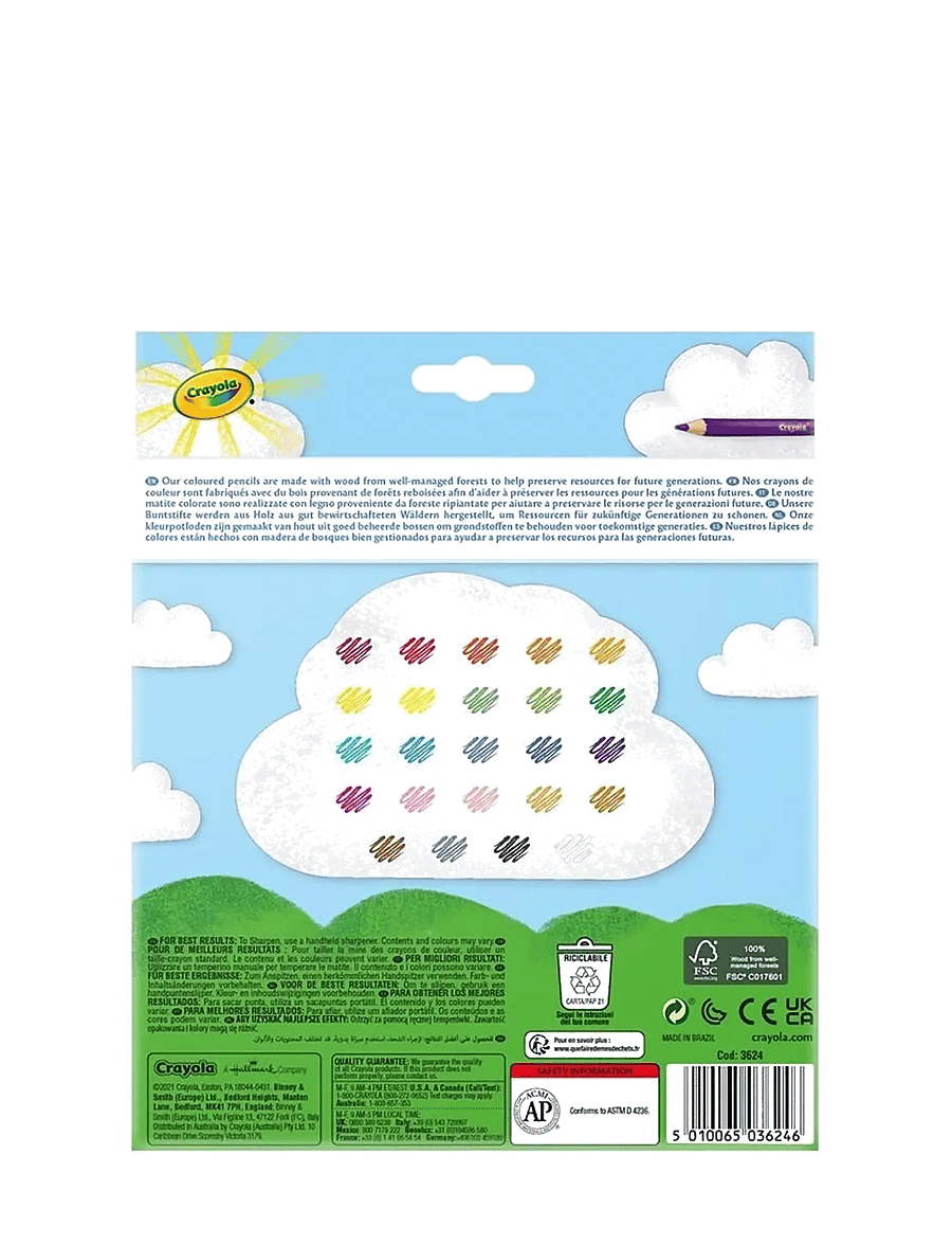 Crayola - Crayola Coloured Pencils 24 Pcs - multi coloured - 1