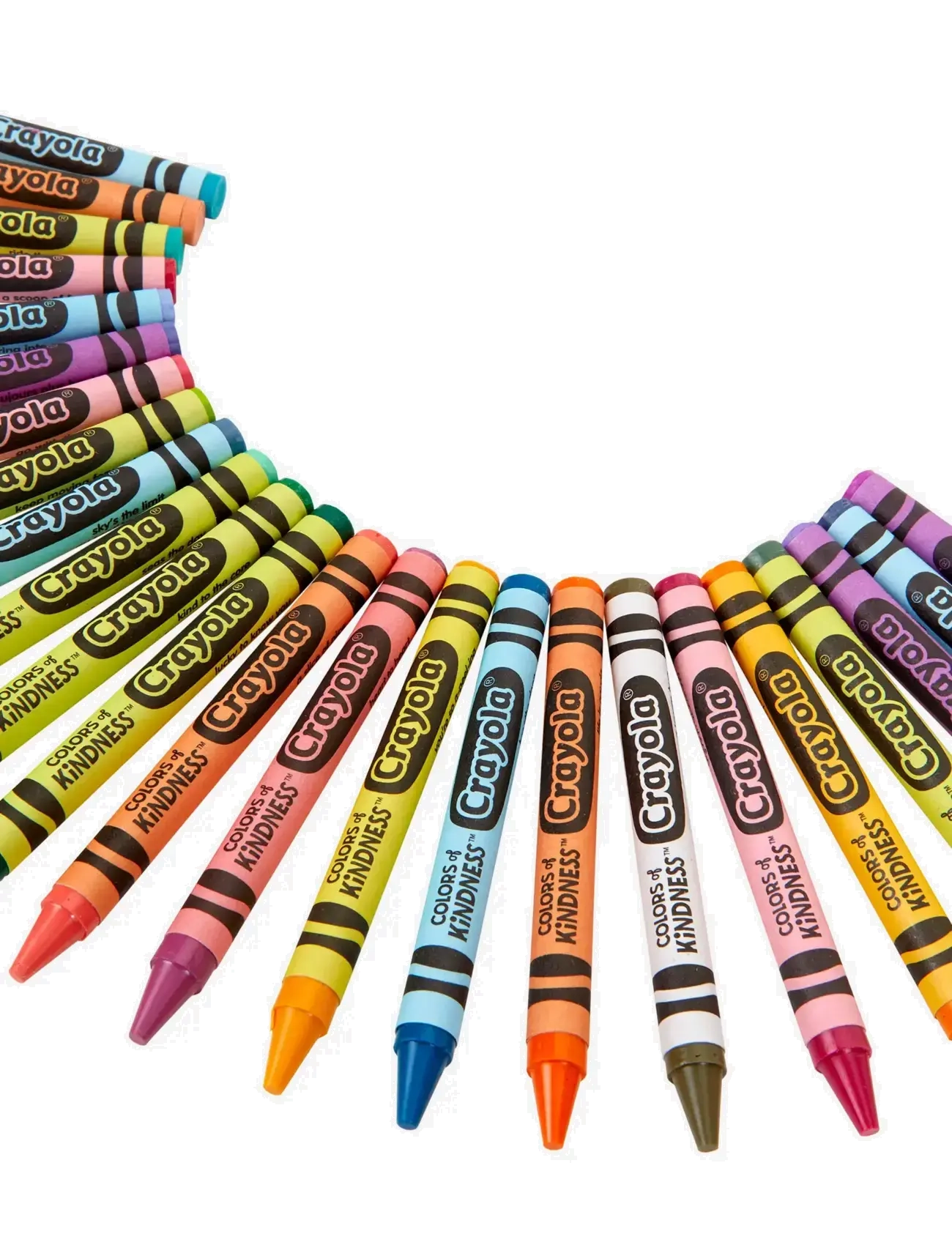 Crayola - CRAYOLA 24 COLOURS OF KINDNESS CRAYONS - multi coloured - 3
