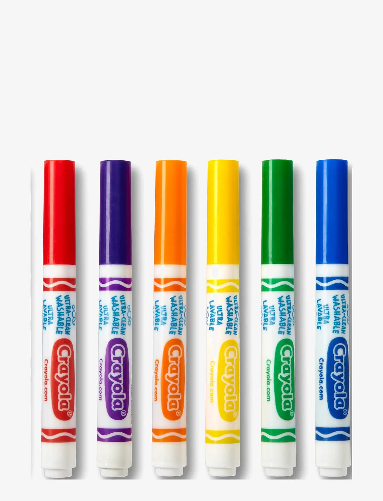 Crayola - CRAYOLA 8 ULTRA CLEAN WASHABLE BROAD MARKERS - pencils - multi coloured - 1