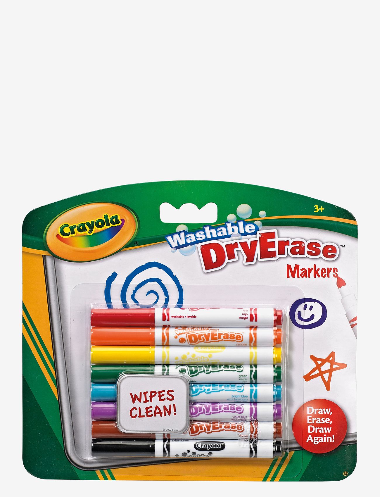 Crayola - CRAYOLA 8 WASHABLE DRY ERASE MARKERS - blyanter - multi coloured - 0