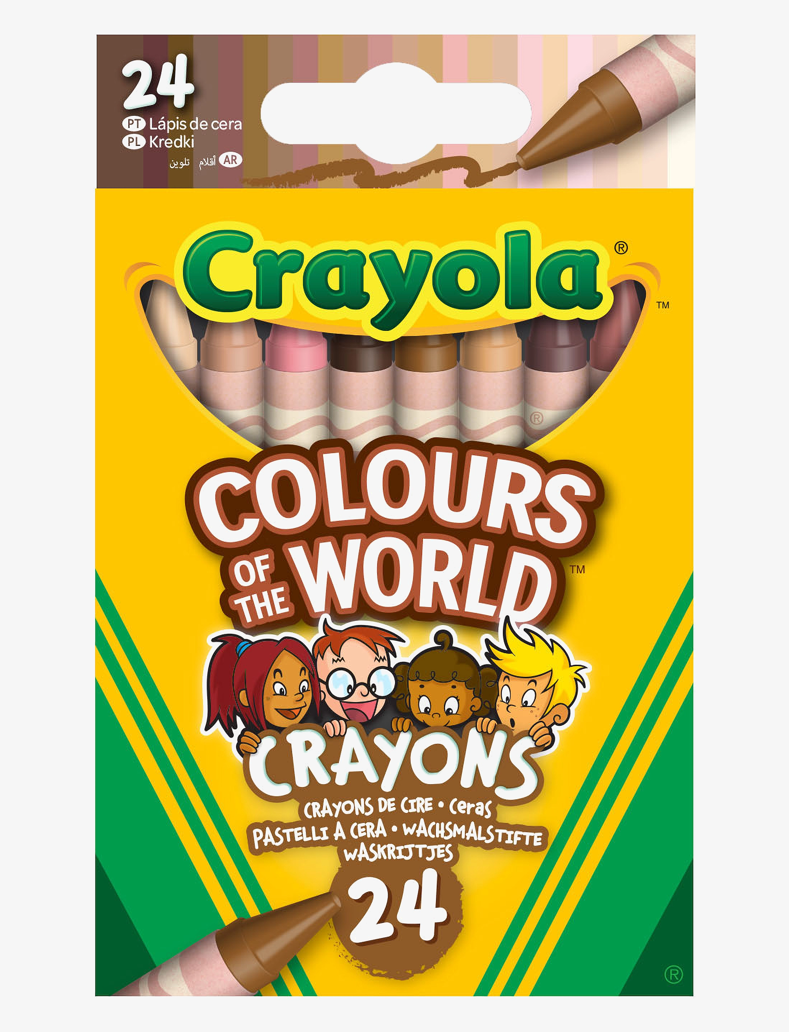 Crayola CRAYOLA COLOURS OF THE WORLD CRAYONS 24 PCS - Loovus - MULTI COLOURED / multi