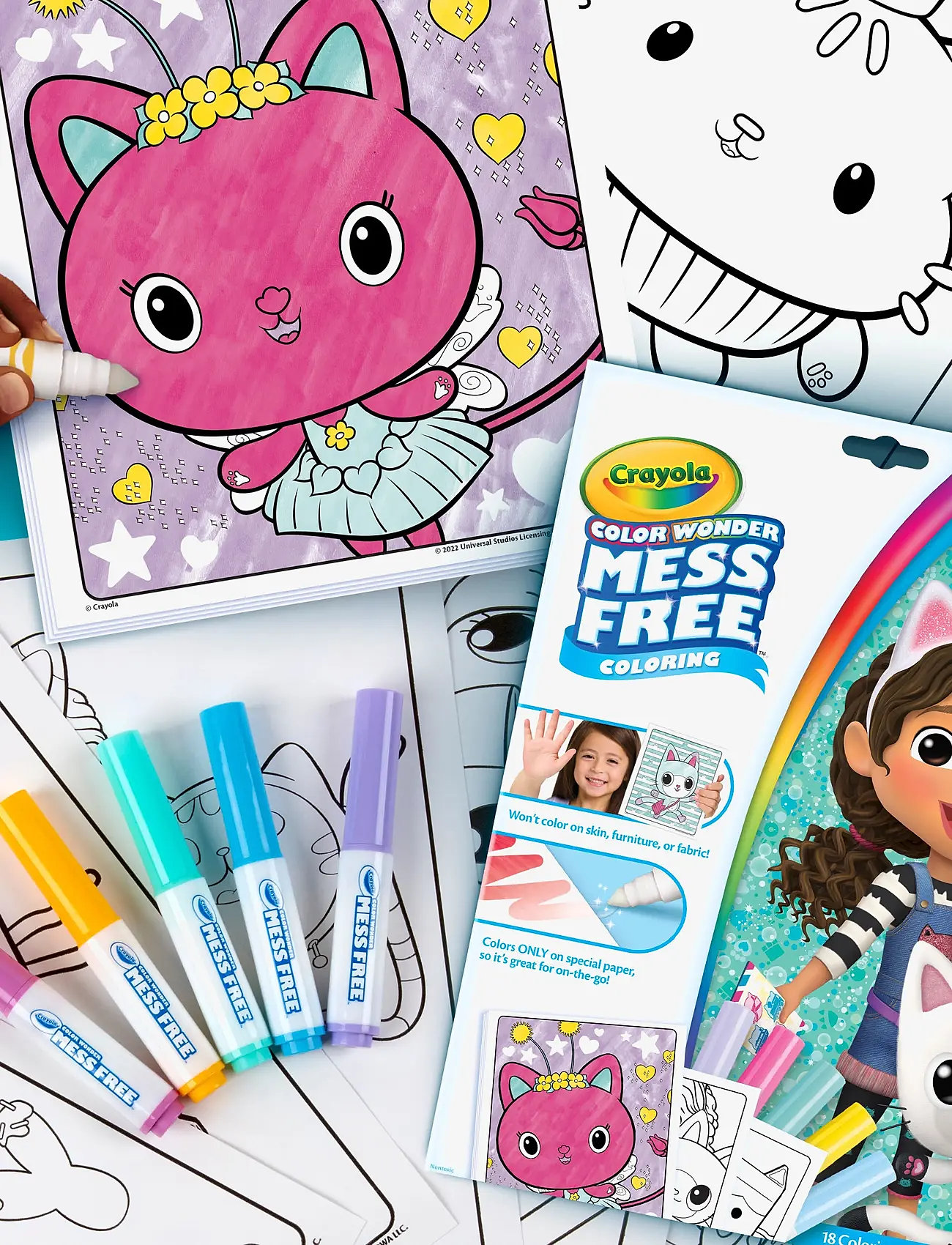 Crayola - CRAYOLA COLOUR WONDER GABBY'S DOLLHOUSE - blyanter - multi coloured - 1