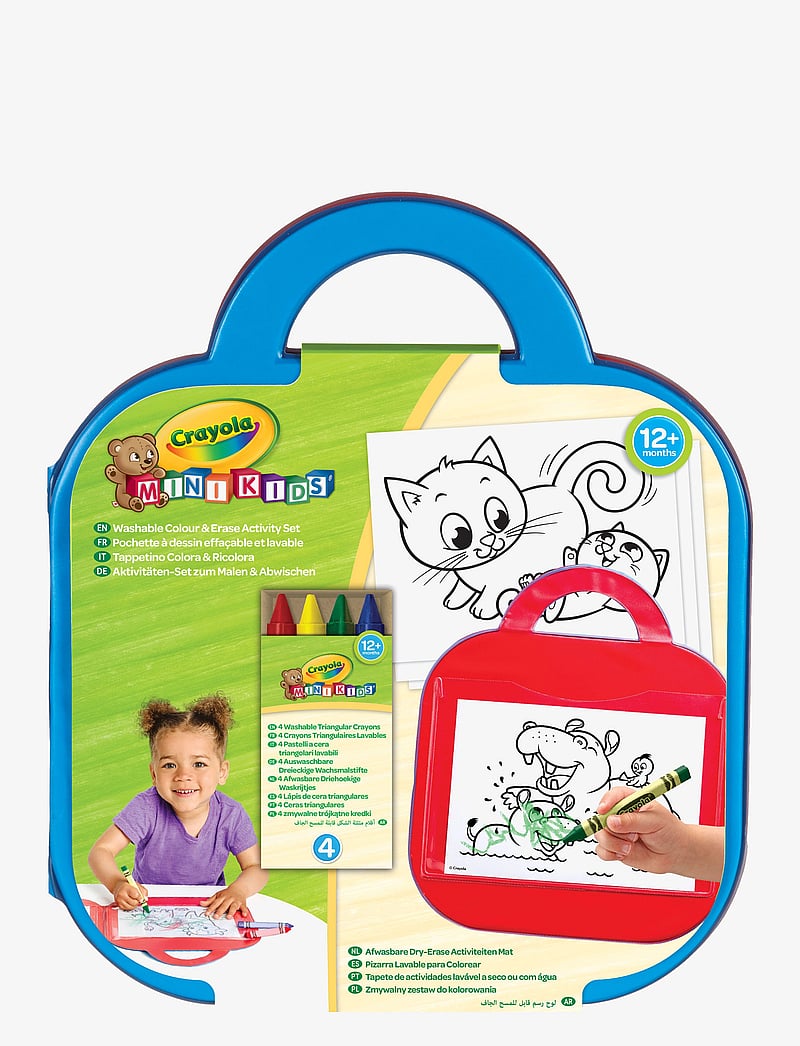 Crayola - CRAYOLA MINI KIDS DRY ERASE MAT - joonistustahvlid - multi coloured - 0