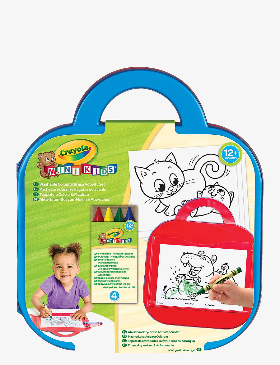 Crayola - CRAYOLA MINI KIDS DRY ERASE MAT - zeichenbretter - multi coloured - 0