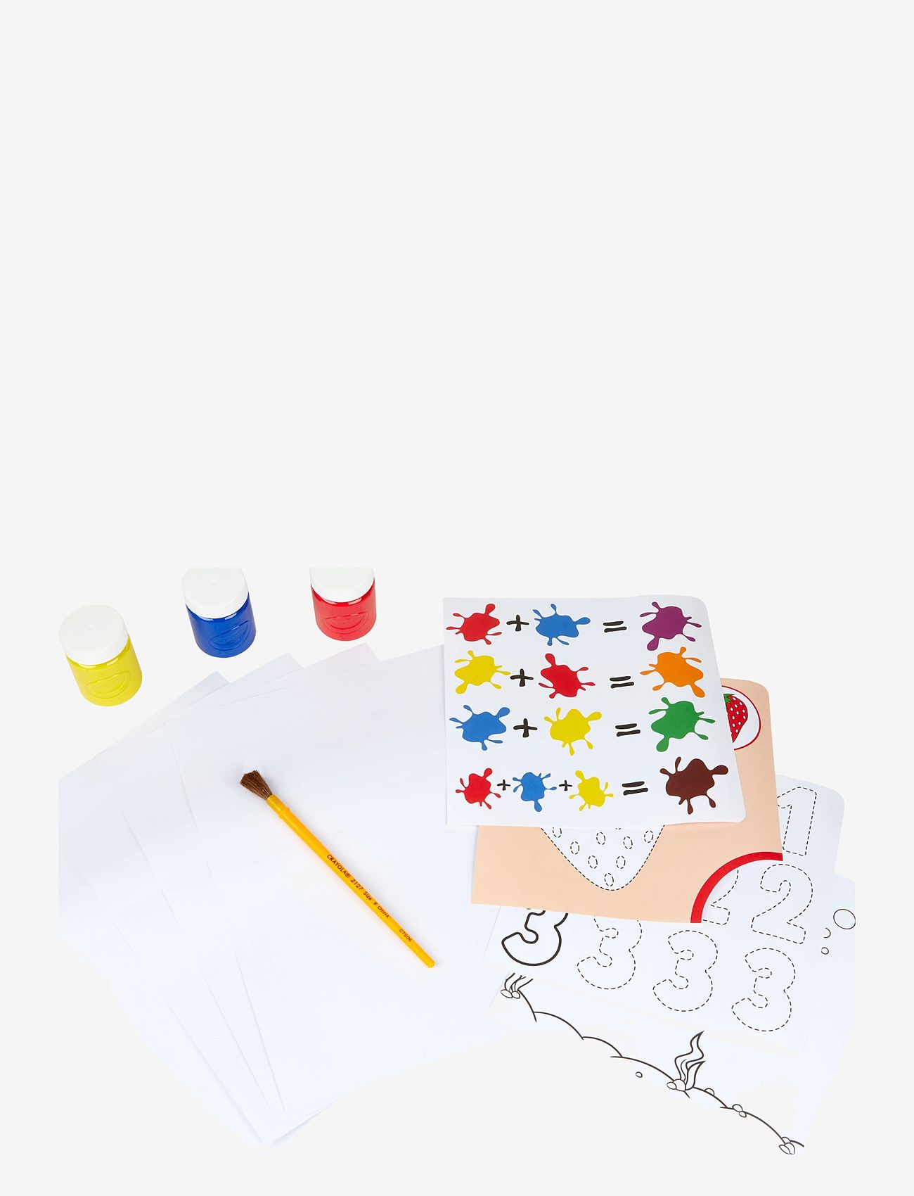 Crayola - CRAYOLA MINI KIDS WASHABLE PAINT KIT - maling - multi coloured - 3