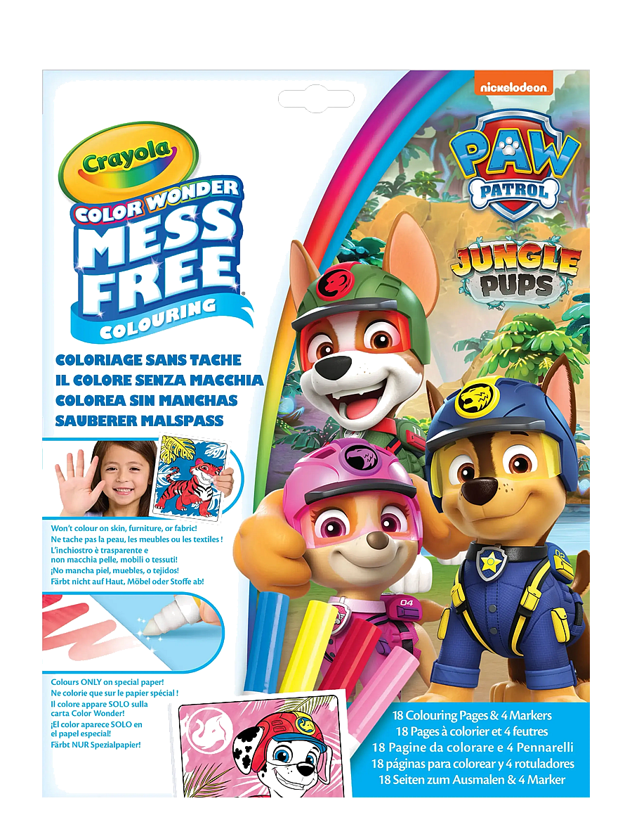 Crayola - Crayola Color Wonder Paw Patrol - bleistifte - multi coloured - 1