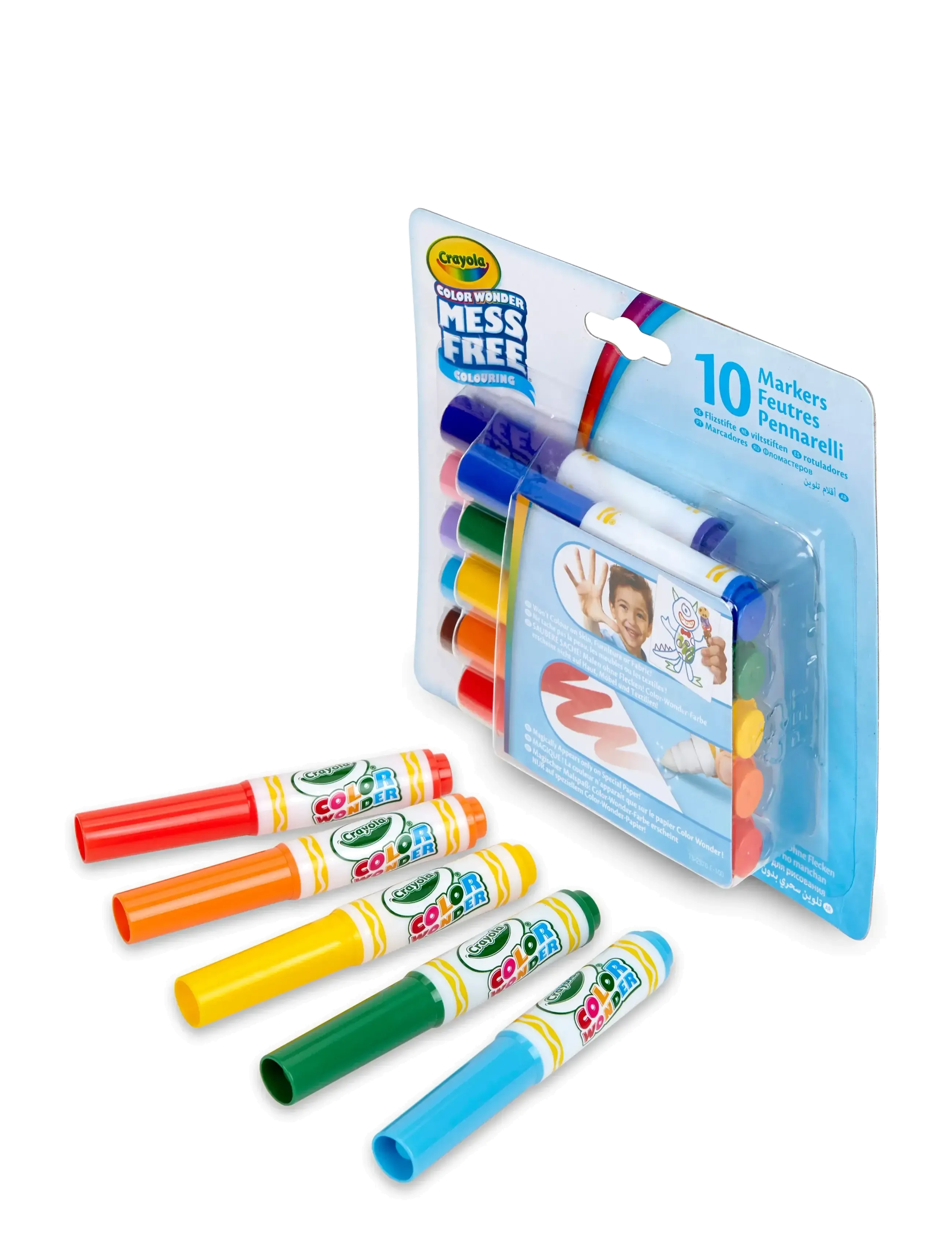 Crayola Crayola Color Wonder Classic Mini Markers 10 Pcs - Livre de coloriage - MULTI COLOURED / multi