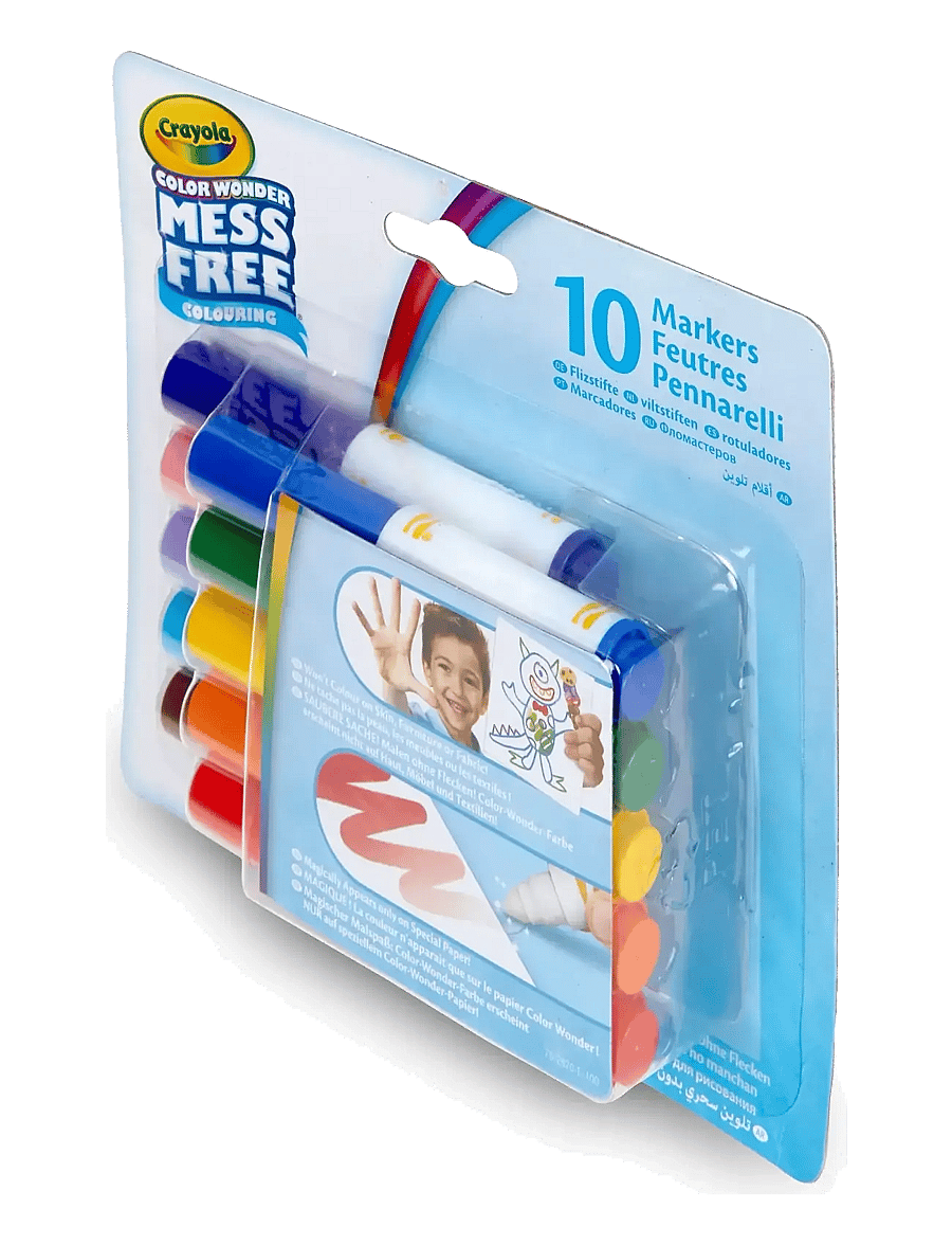 Crayola - Crayola Color Wonder Classic Mini Markers 10 Pcs - mal- & bastelbücher - multi coloured - 2