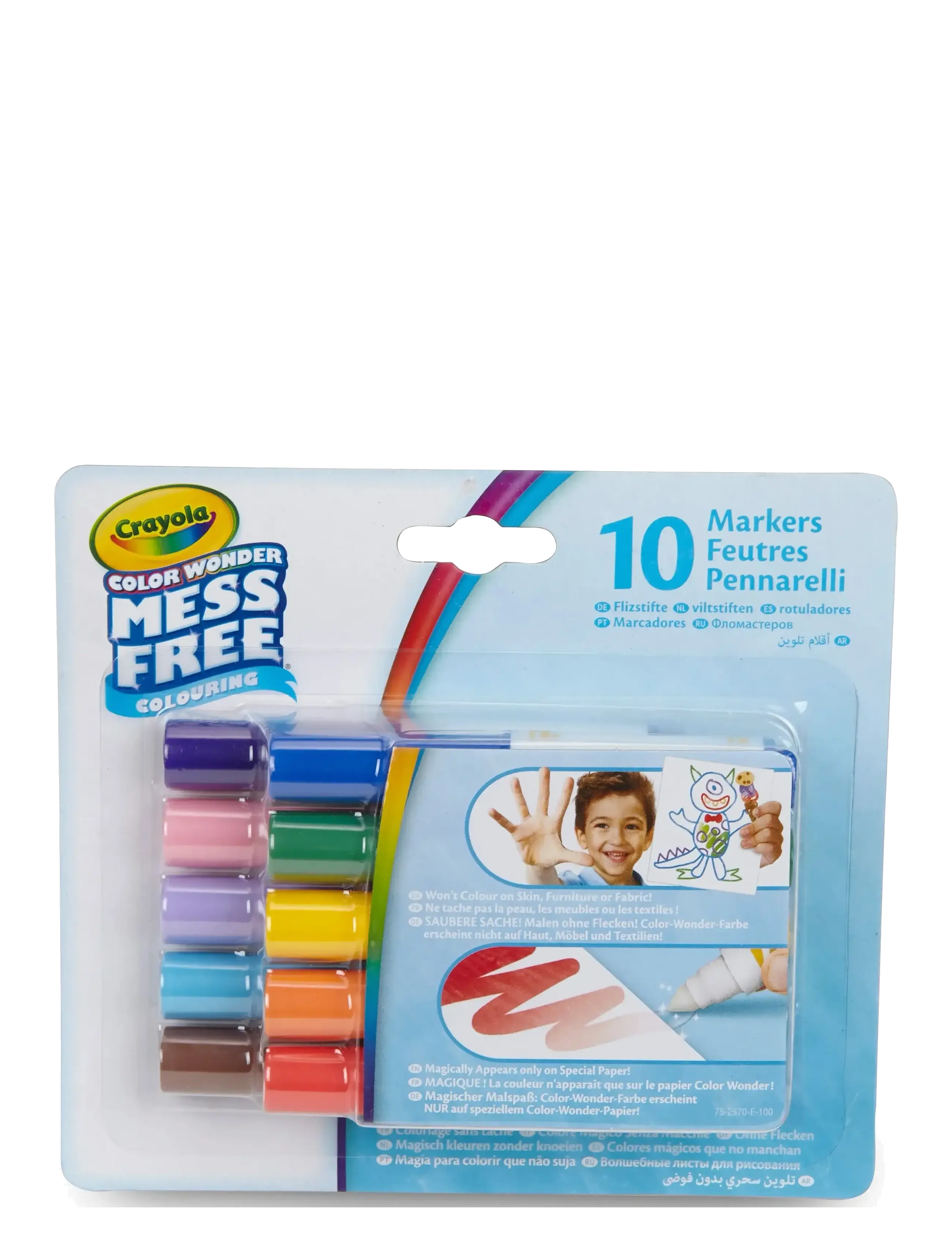 Crayola - Crayola Color Wonder Classic Mini Markers 10 Pcs - mal- & bastelbücher - multi coloured - 3