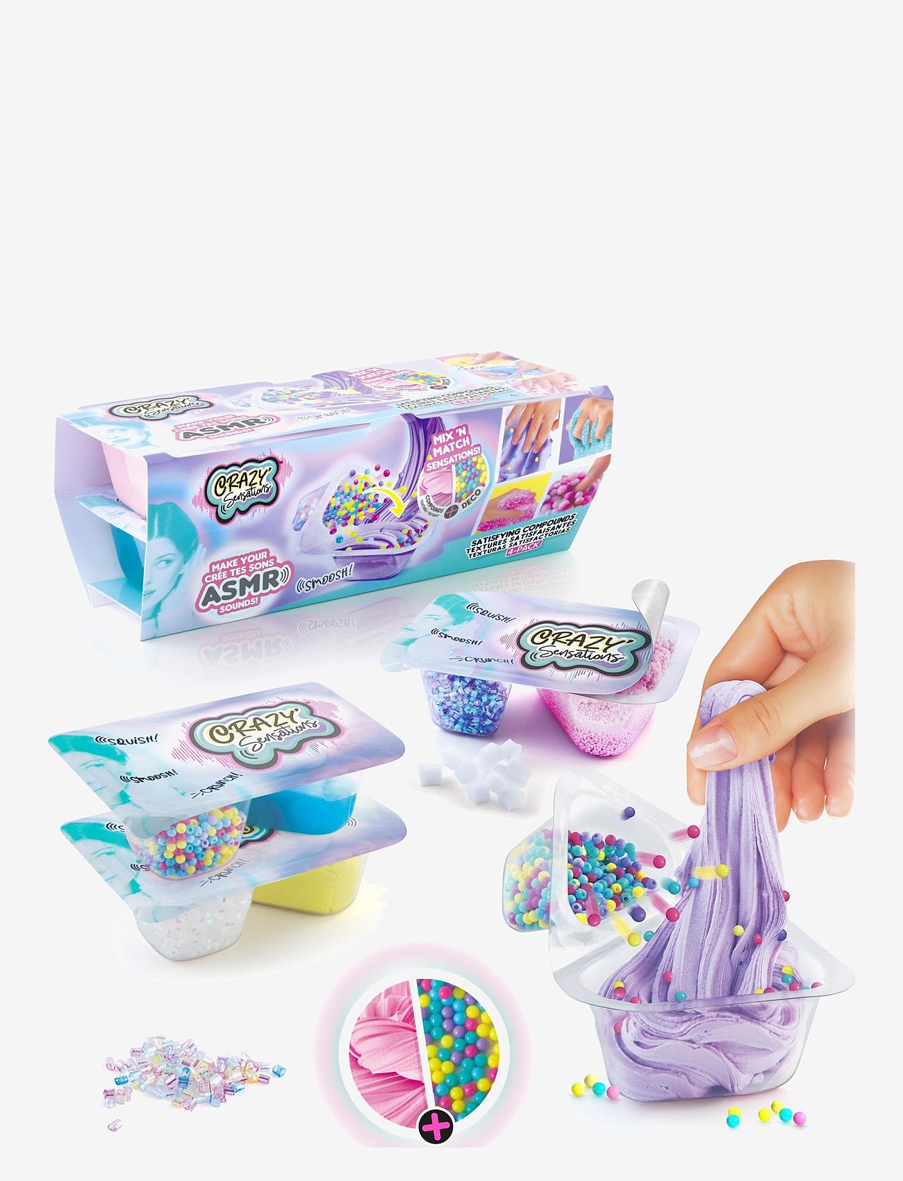 Crazy Sensations - Crazy Sensations Kit 4 Pack - slajm - multi coloured - 1