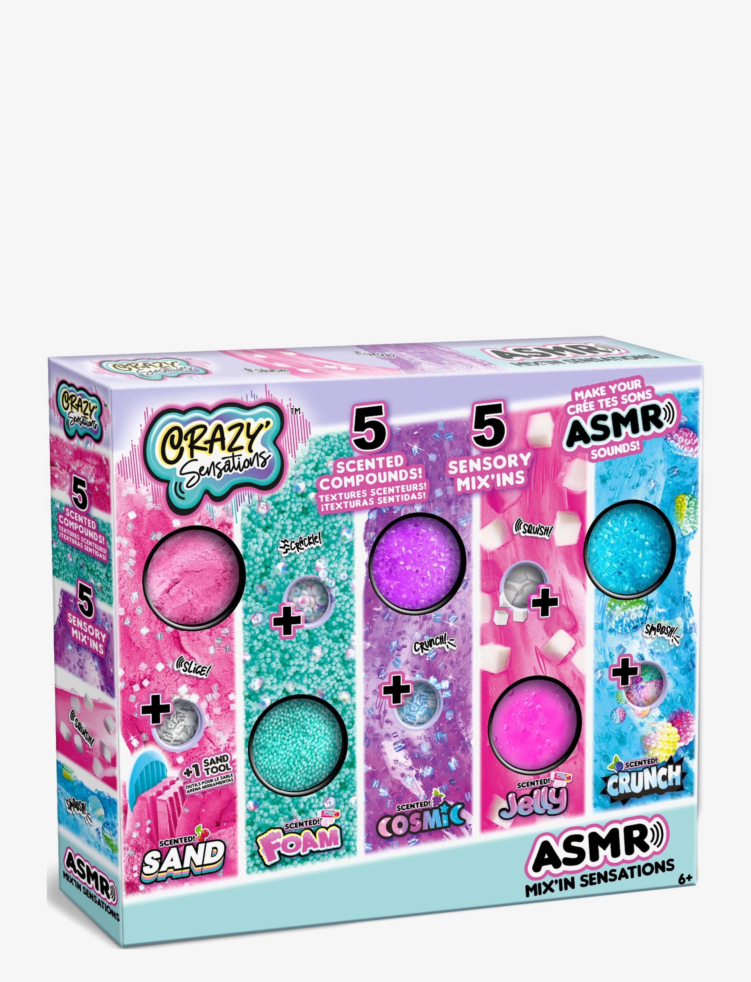 Crazy Sensations Crazy Sensations Asmr 5 Pack, One Size, Multi/patterned, Håndværk > Slime, Børn