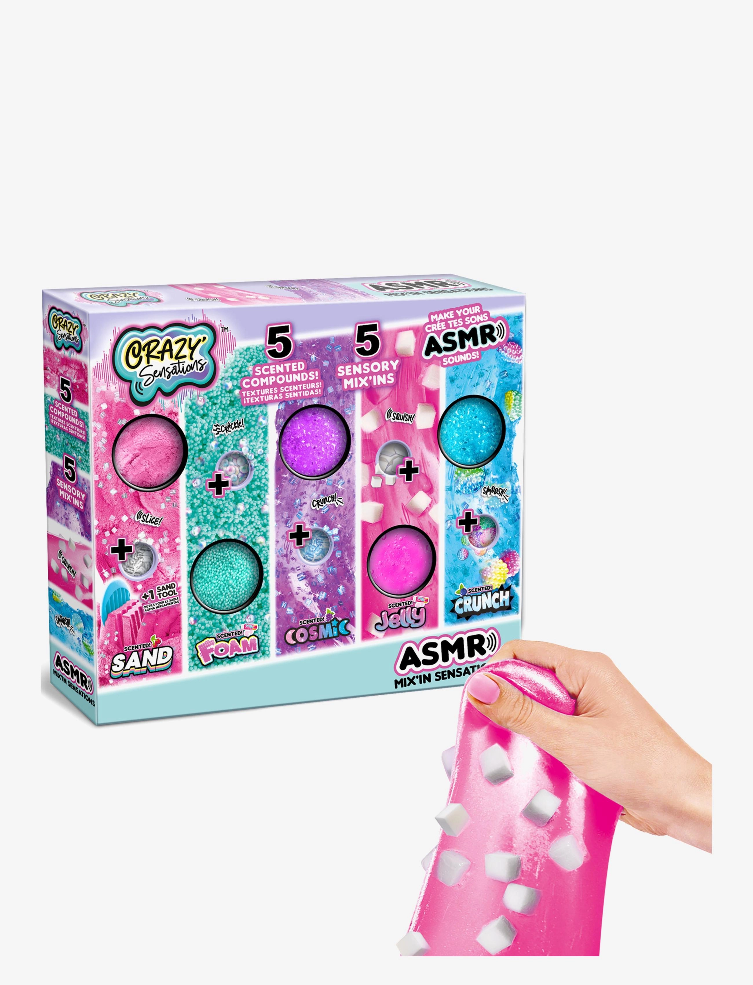 Crazy Sensations - CRAZY SENSATIONS ASMR 5 Pack - slime - multi coloured - 5