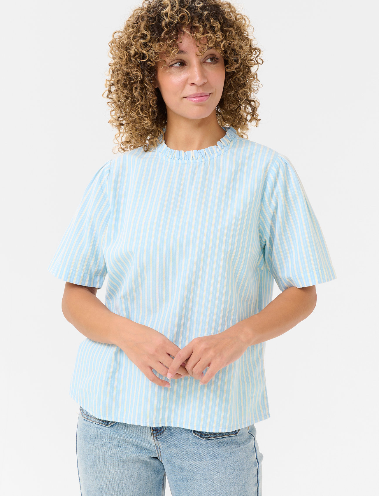 Cream Crnadela Blouse - Blue - 34