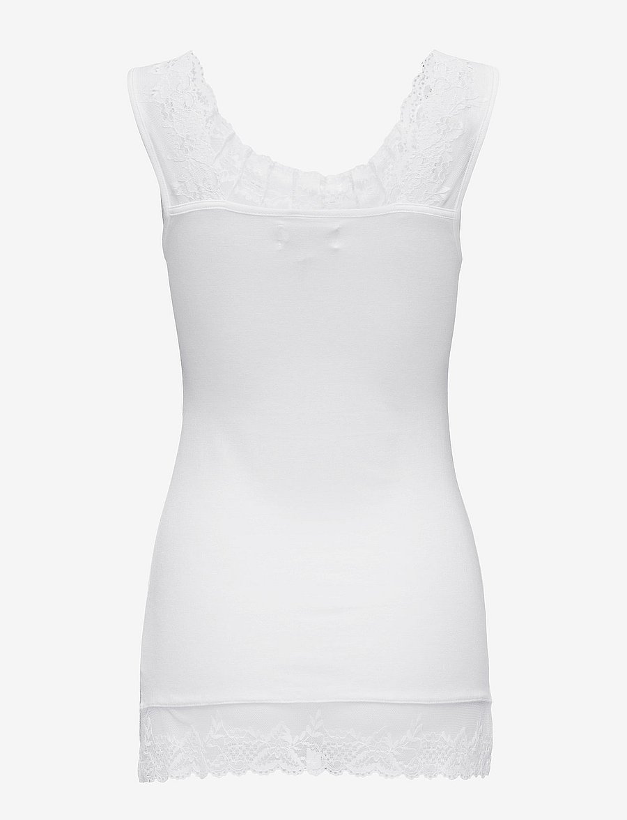Cream - Florence Top - varrukateta topid - chalk - 2