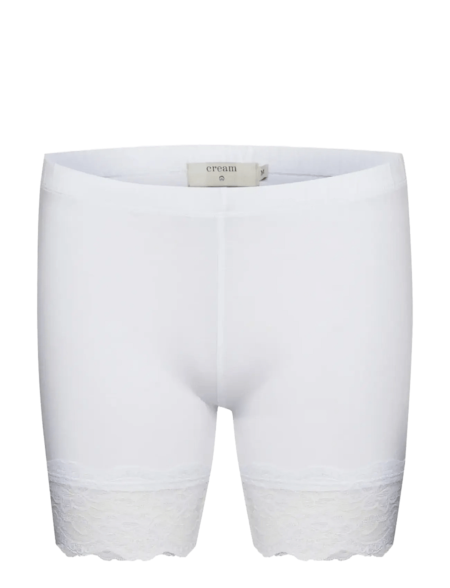 Cream - Matilda Biker Shorts - 1/2 længde - optical white - 1