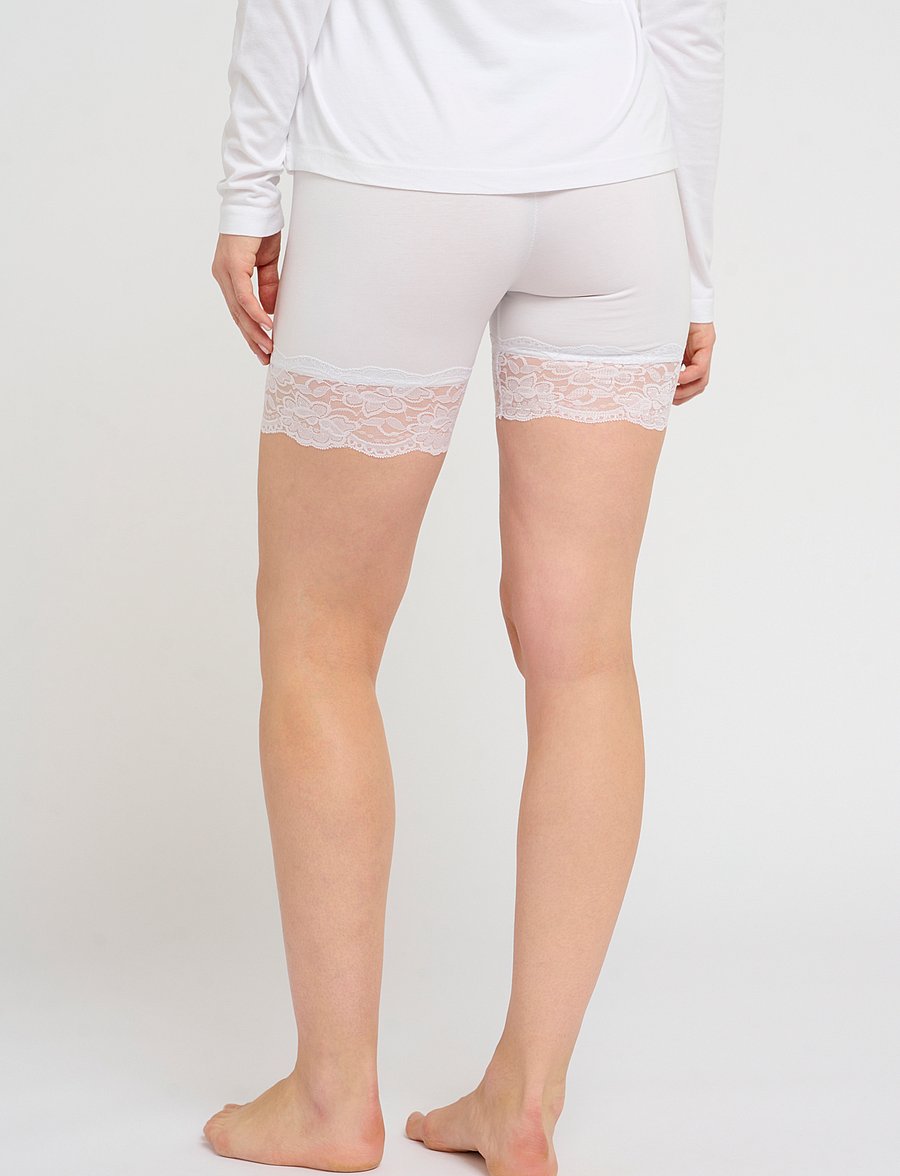 Cream - Matilda Biker Shorts - 1/2 længde - optical white - 5