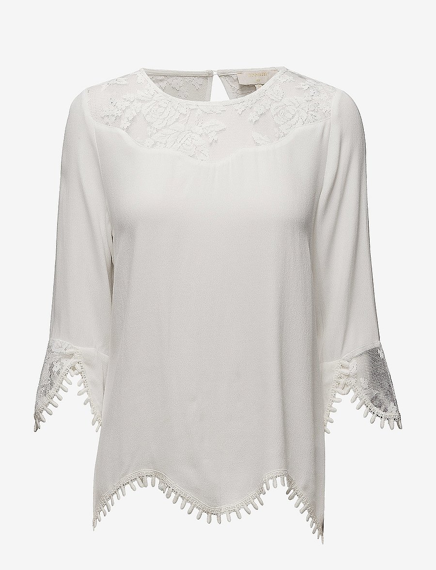 Cream - Kalanie Blouse - langærmede bluser - chalk - 1