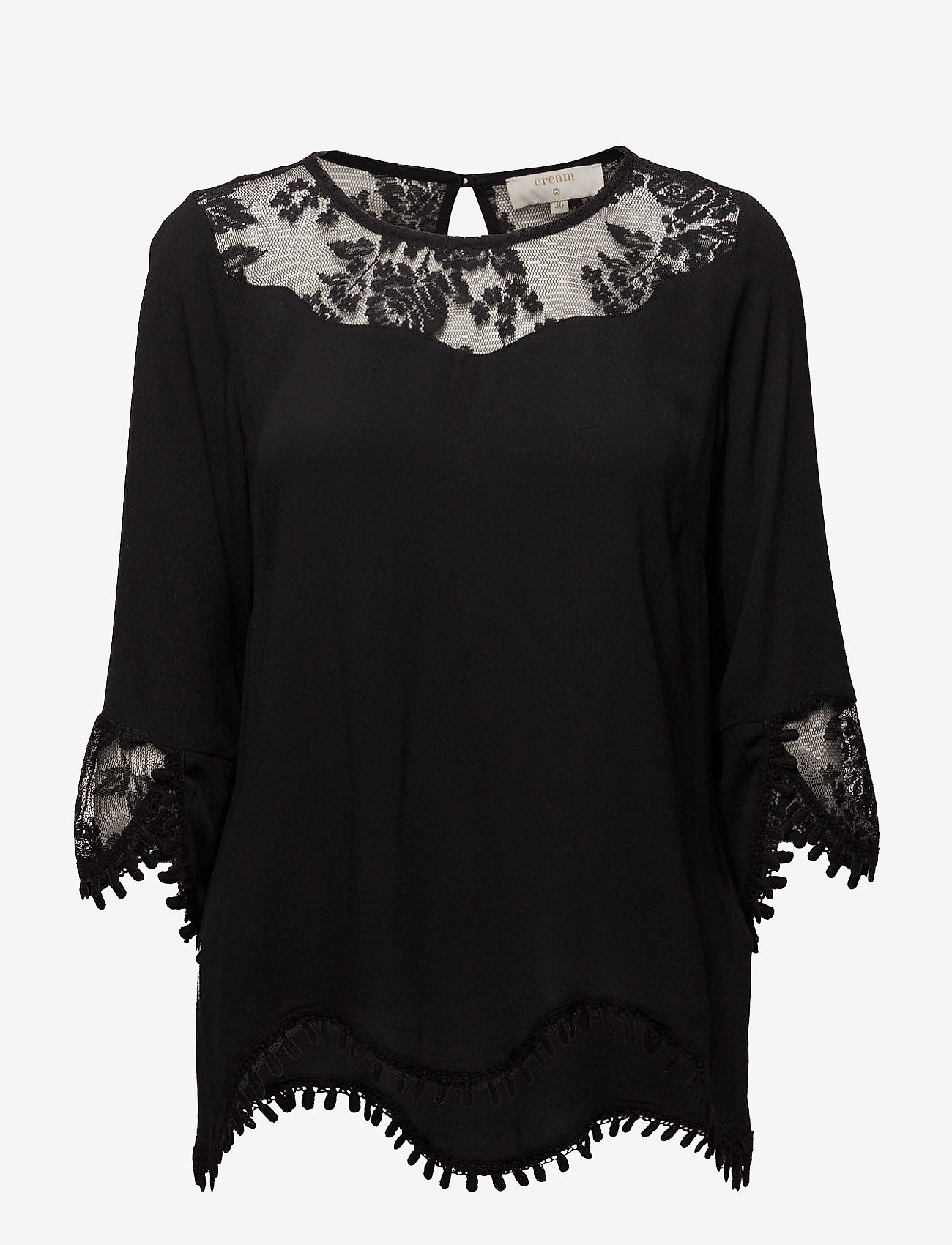 Cream Kalanie Blouse - Bluser - PITCH BLACK / black