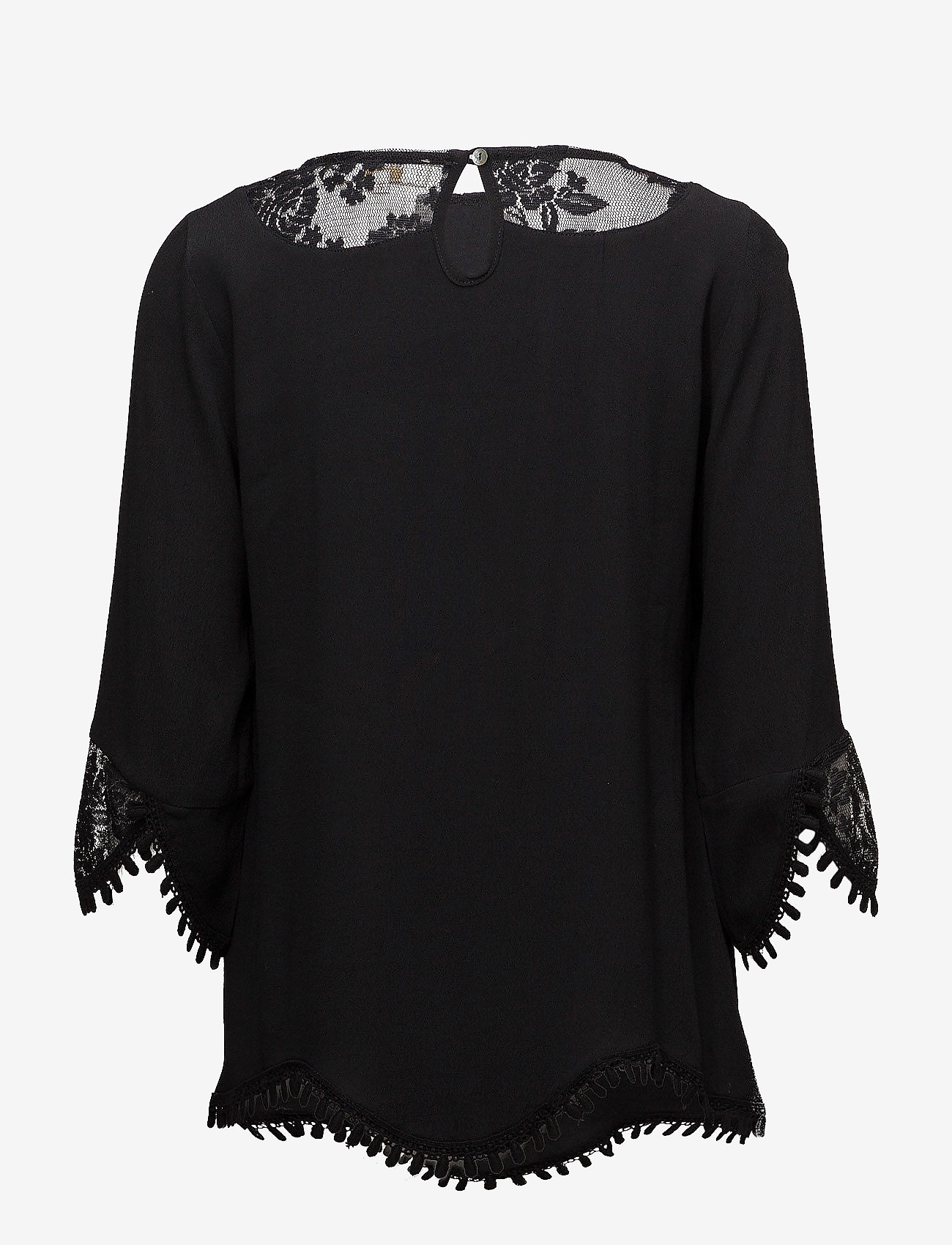 Cream - Kalanie Blouse - långärmade blusar - pitch black - 2