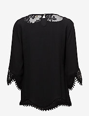 Cream - Kalanie Blouse - blouses met lange mouwen - pitch black - 1