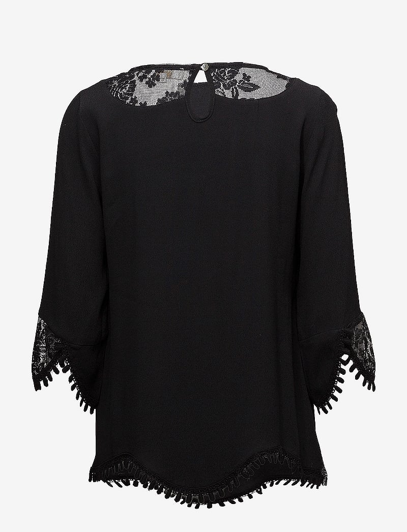 Cream - Kalanie Blouse - långärmade blusar - pitch black - 2