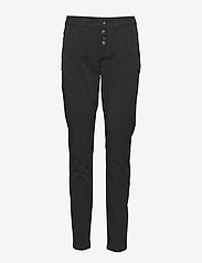 Cream - Kamma Pants- Baily fit - slim fit bukser - dark grey melange - 0