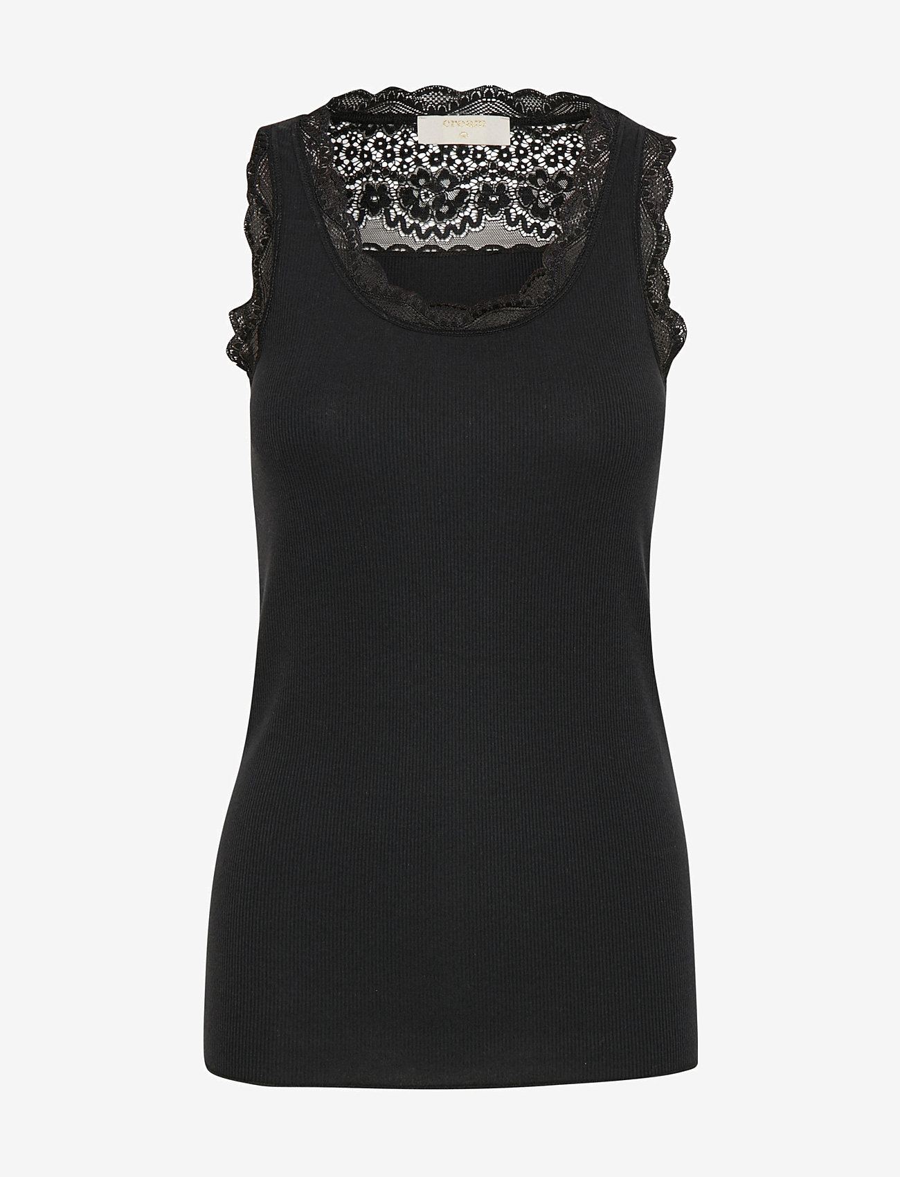Cream - Vanessa top - tanktops - pitch black - 1