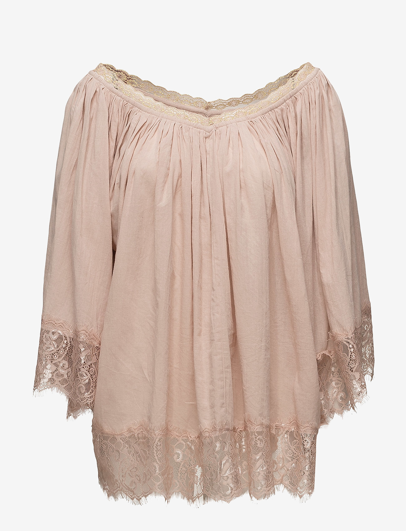 Cream - Lara Boho Blouse - rose smoke - 0