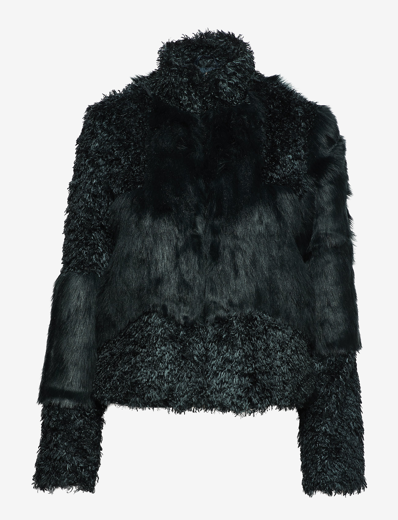 Cream - Cassie Fur Jacket - fall green - 1