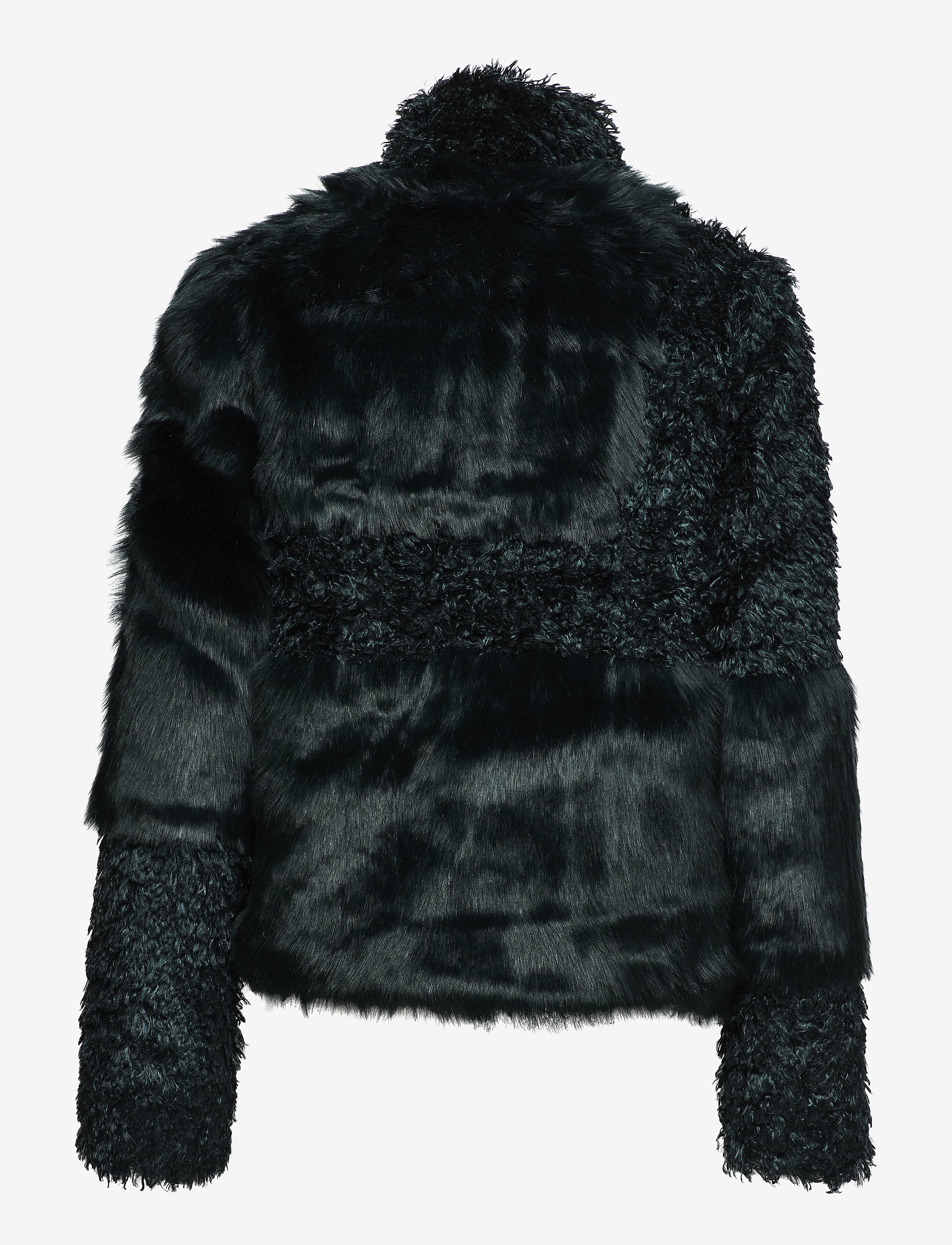 Cream - Cassie Fur Jacket - fall green - 2