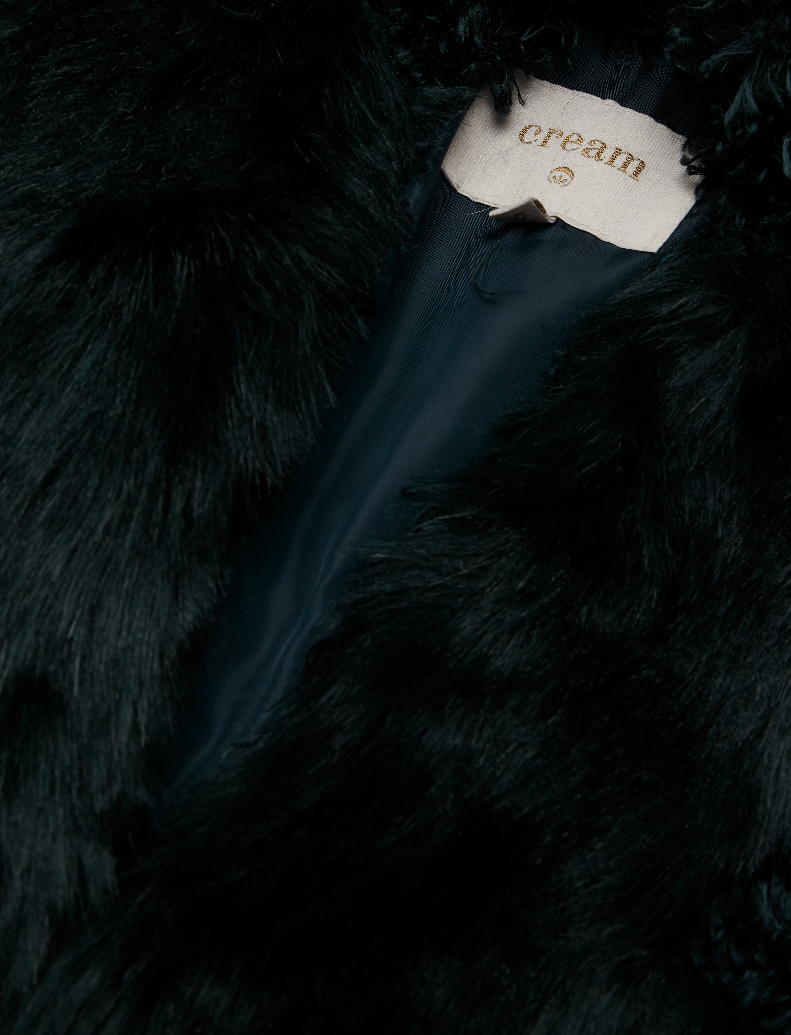 Cream - Cassie Fur Jacket - fall green - 3