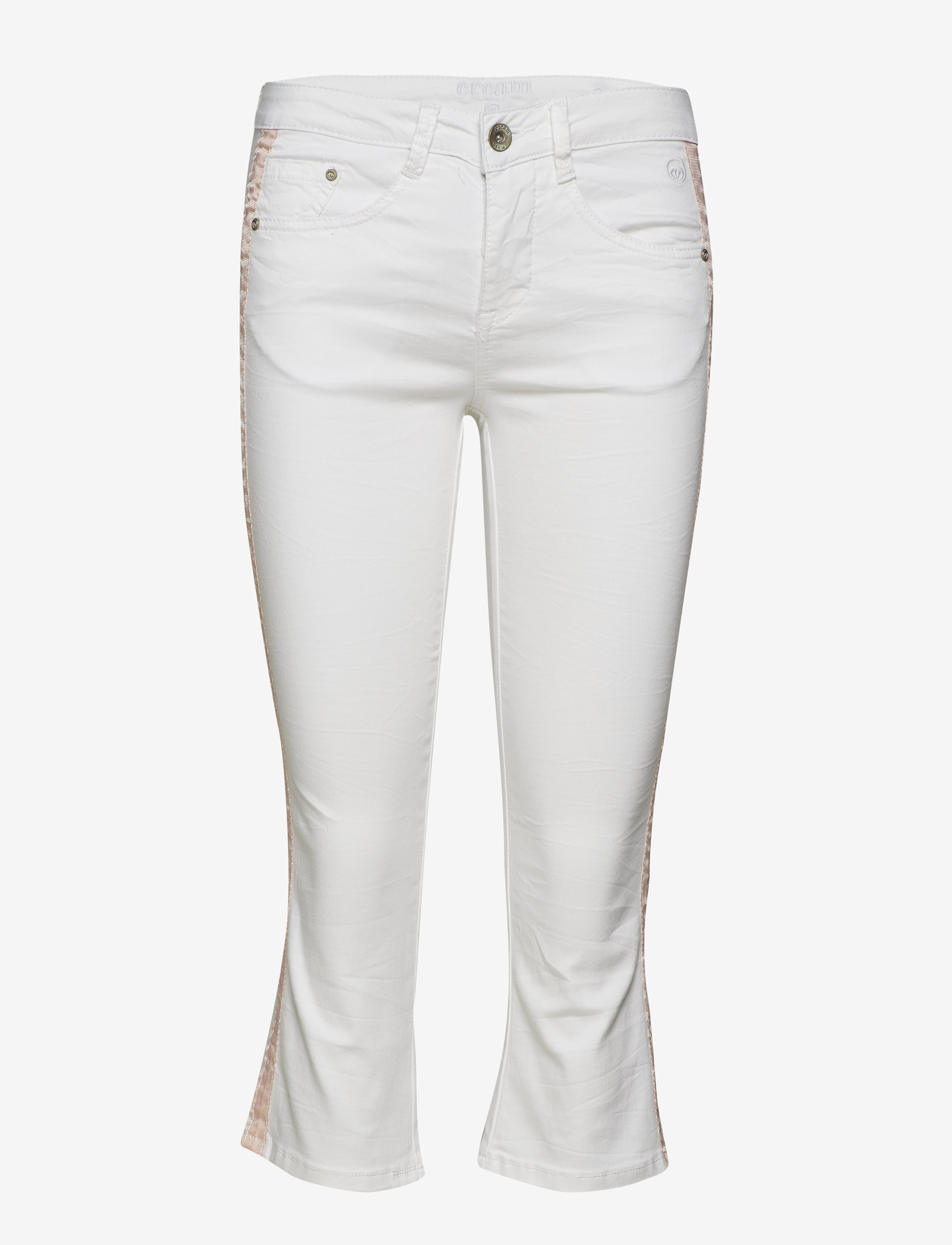 Cream Lotte Twill - Shape fit - Tøj - CHALK / white