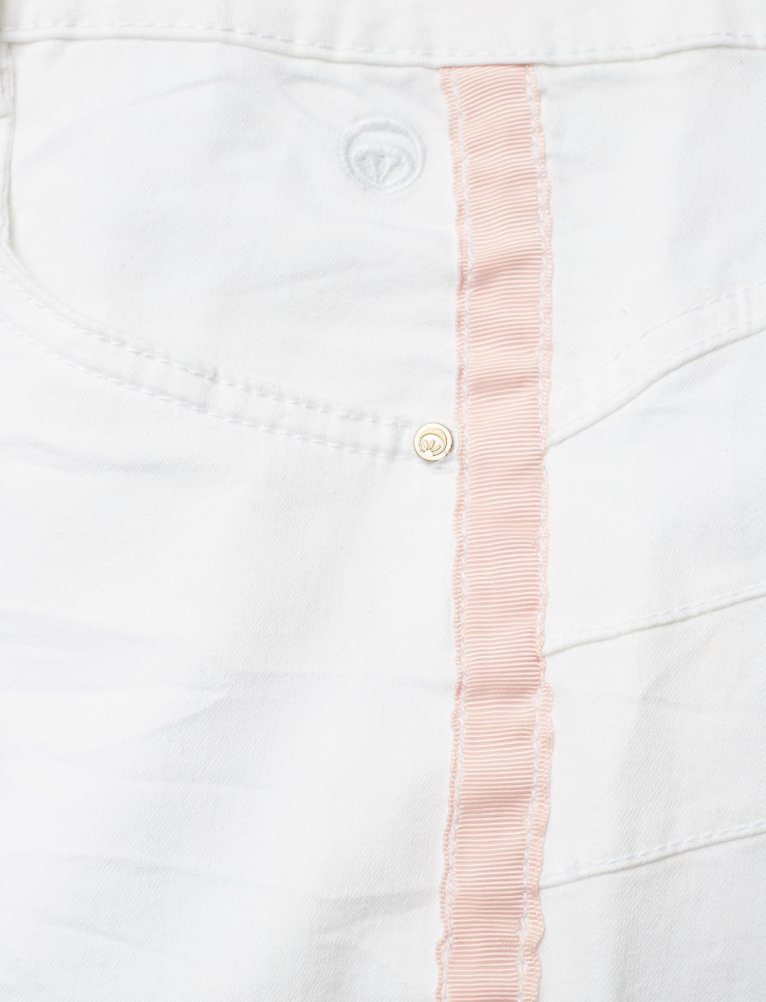 Cream - Lotte Twill - Shape fit - alt eriti laia säärega teksad - chalk - 3