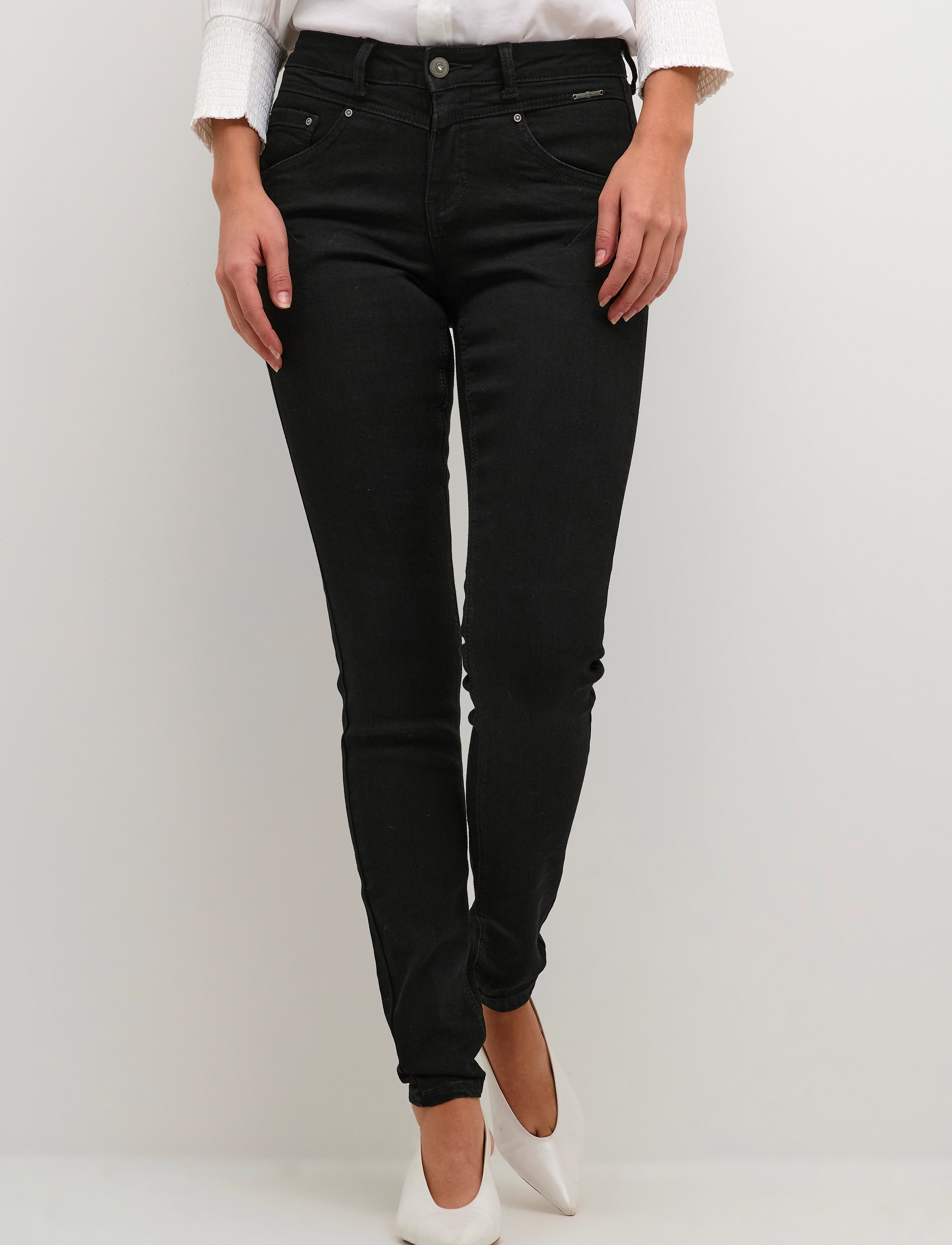Cream Amalie Jeans Shape fit - Tøj - BLACK FADE / black